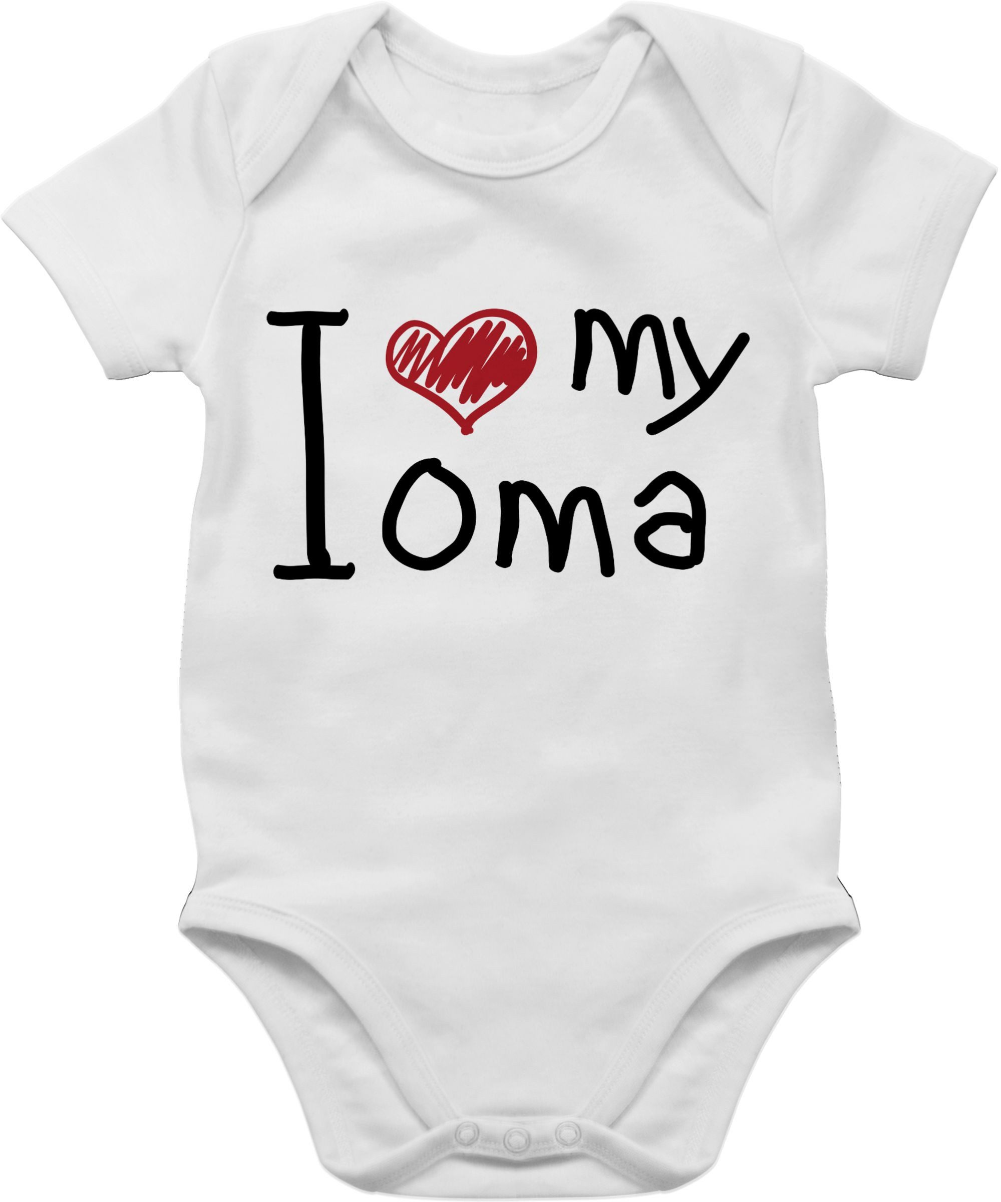 Shirtracer Shirtbody I love my Oma Oma Großmutter