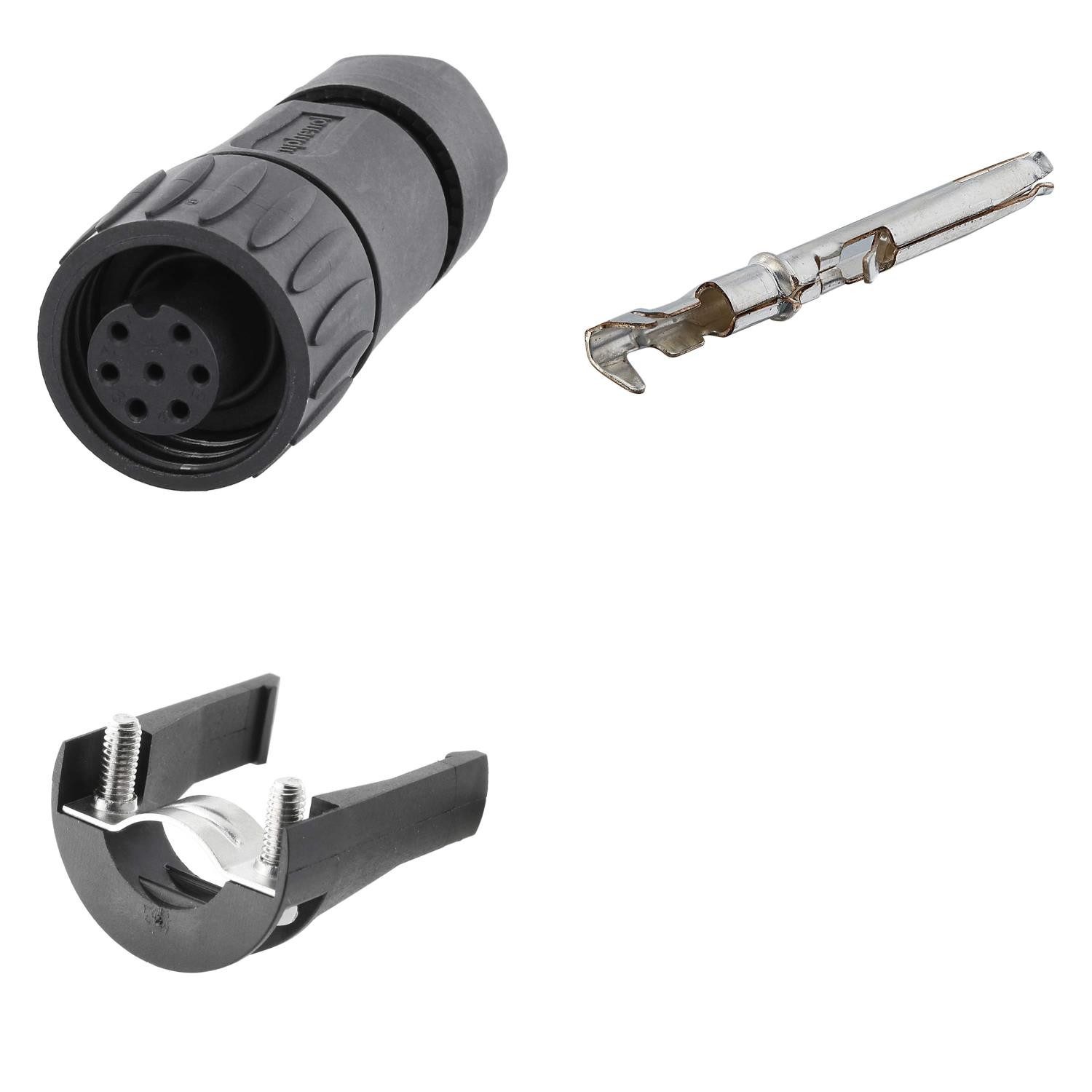 Amphenol Rundstecker Titel:SET-RD24-KSG Kabelstecker, inkl. Zugentlastung und Kontakte ger