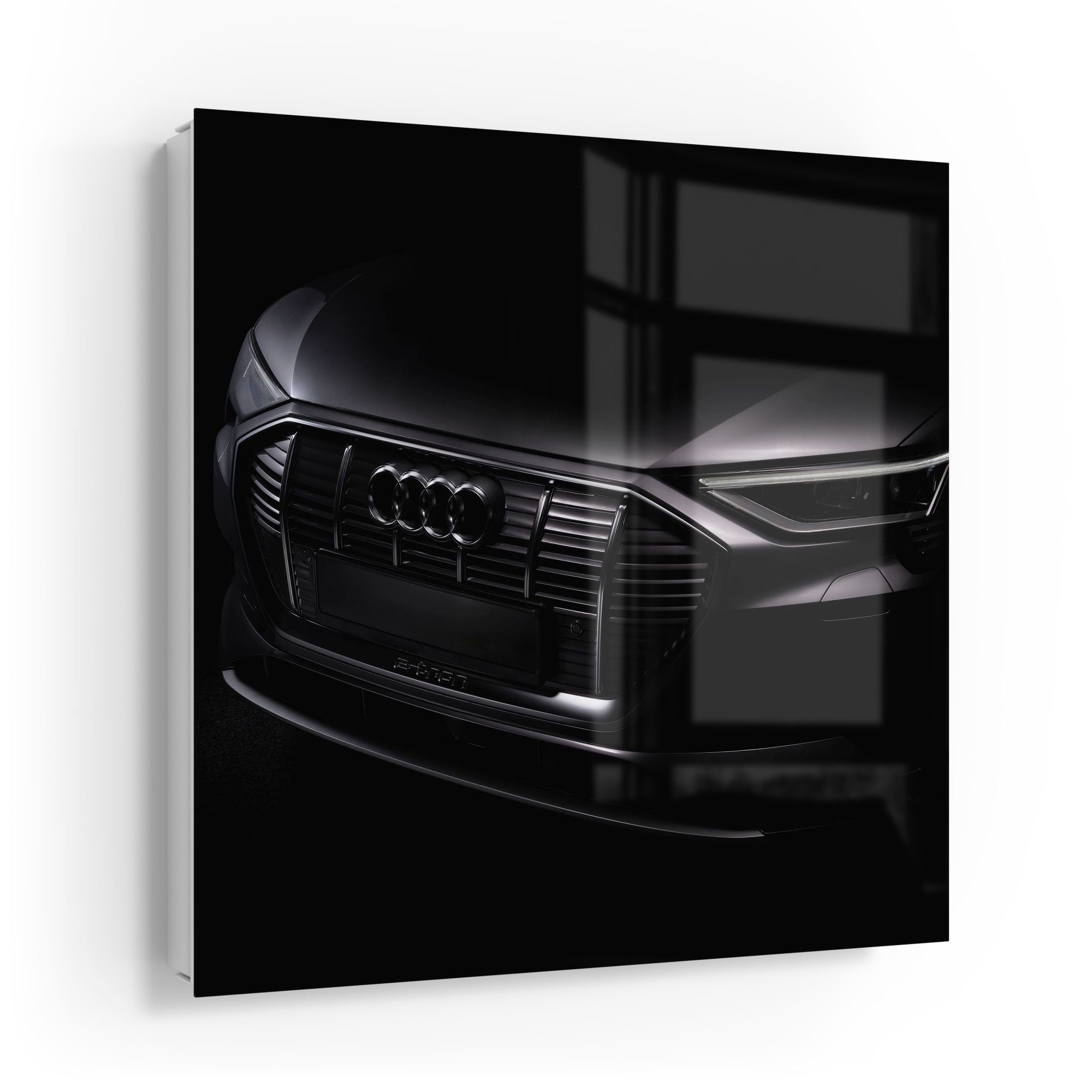 DEQORI Schlüsselkasten 'Audi Frontalaufnahme', Glas Schlüsselbox günstig online kaufen