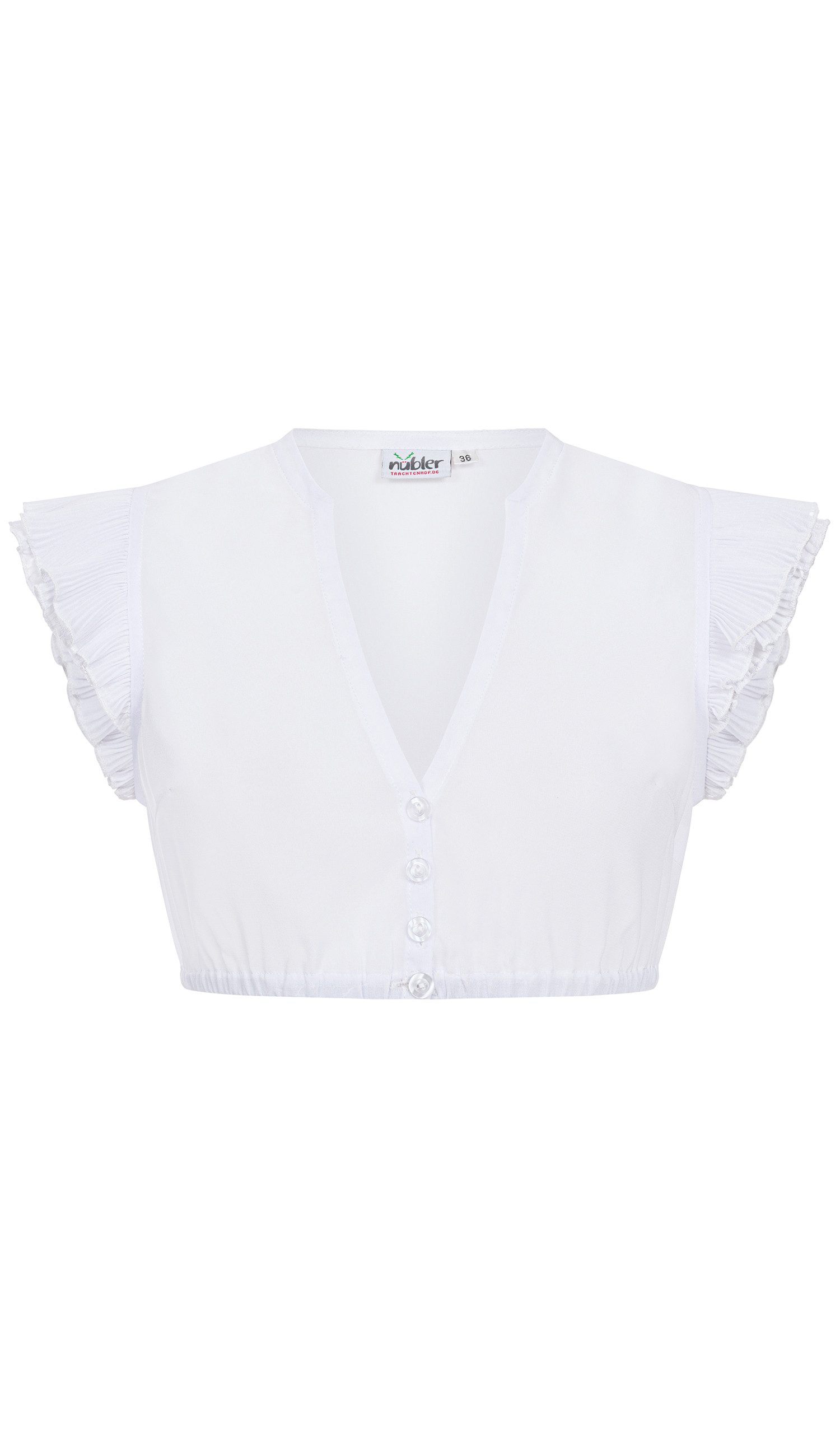 Nübler Dirndlbluse Dirndlbluse Liana in Polarweiß von Nübler