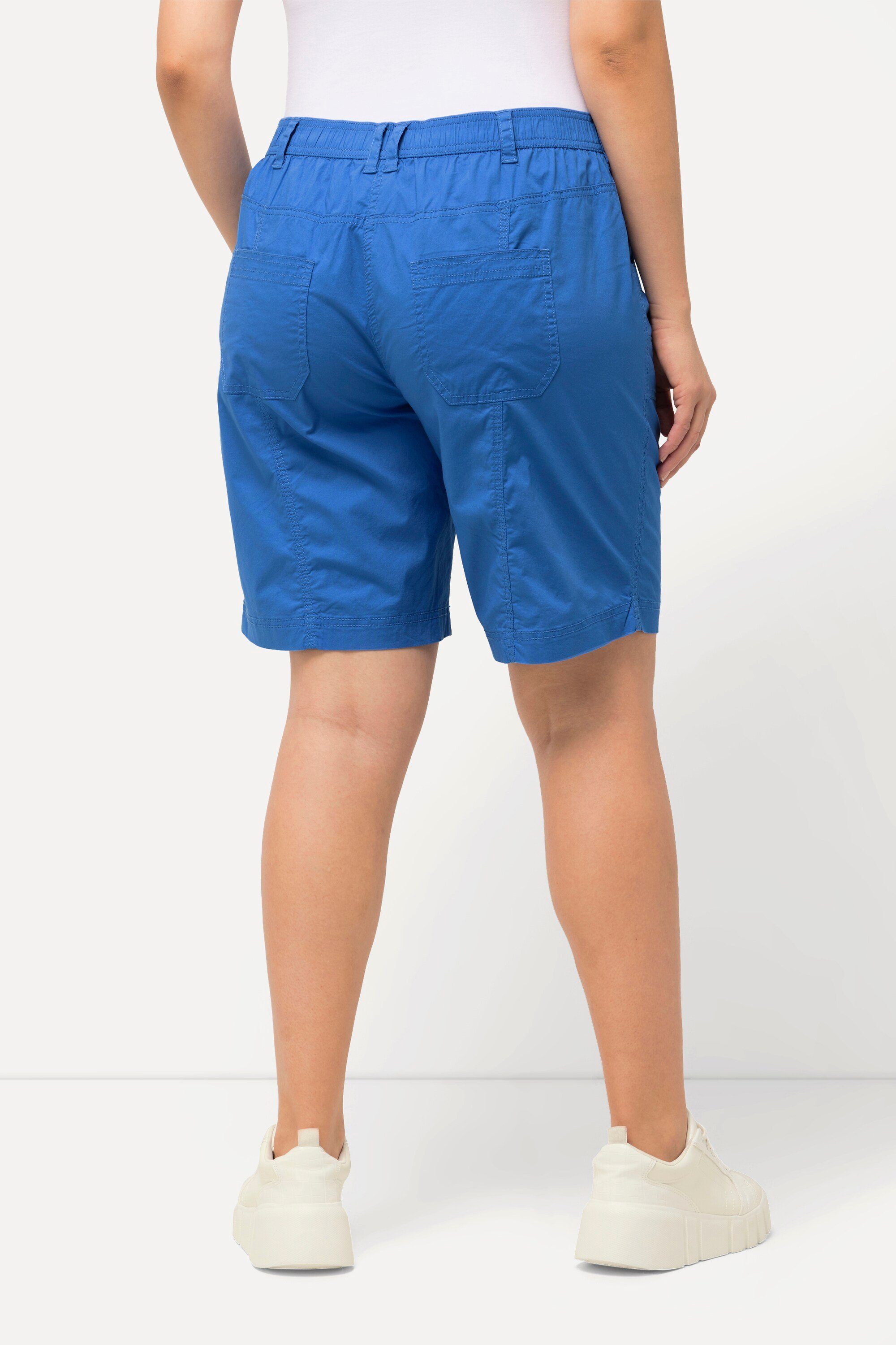 Ulla Popken Funktionshose Cargo-Bermuda Komfortbund 4-Pocket-Schnitt