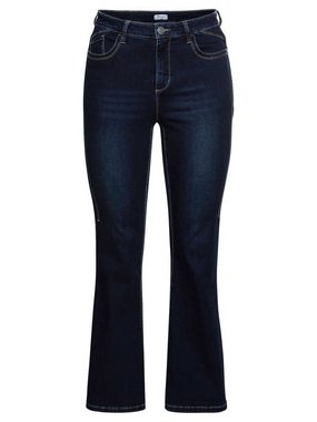 Sheego Bootcut-Jeans Große Größen in cleaner Waschung