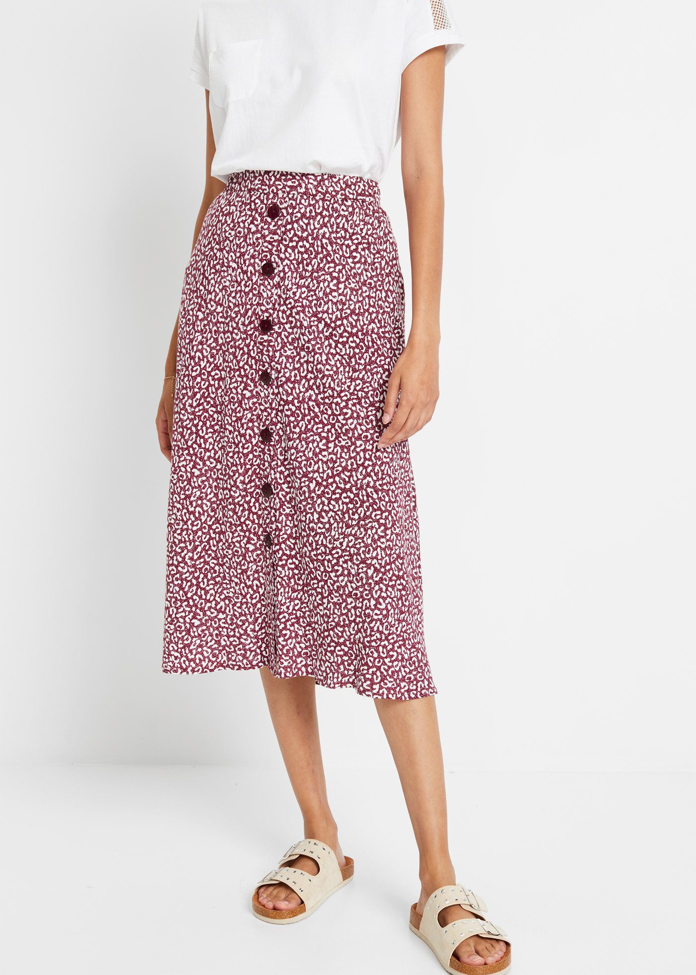 bonprix Sommerrock mit grafischem Muster