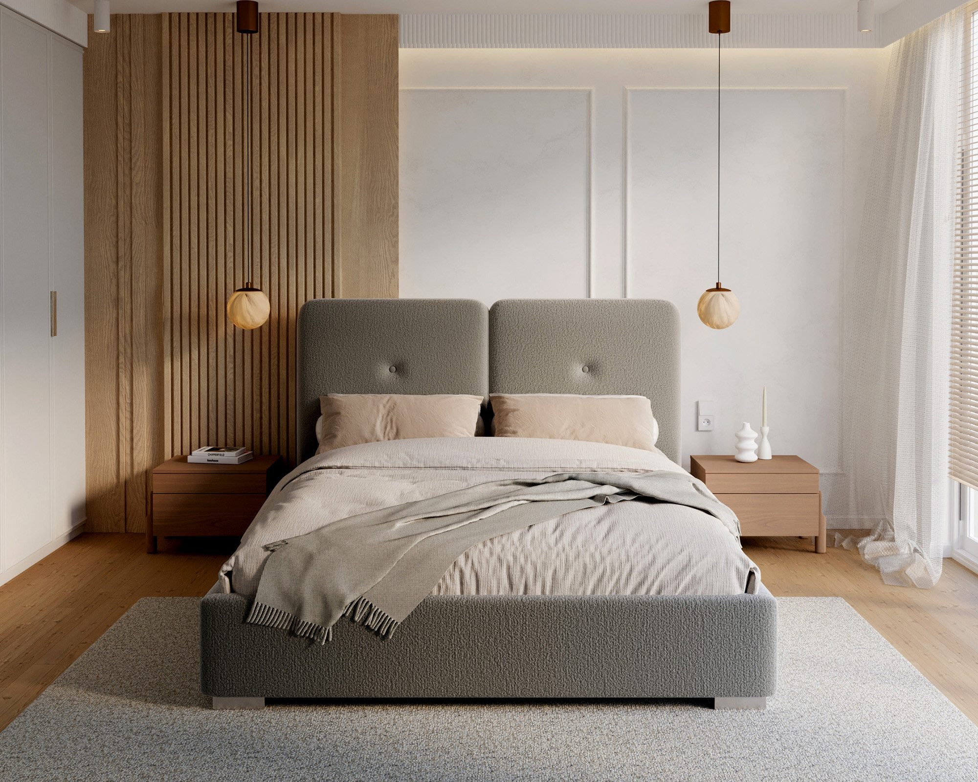 thematys Polsterbett mit Bettkasten & Lattenrost mit viel Stauraum - 90x200 - 180x200cm - (Optional mit 28 cm H3/H4 Taschenfederkern oder 23 cm Taschenfederkern-Matratze H2, hydraulisches Stauraumbett)