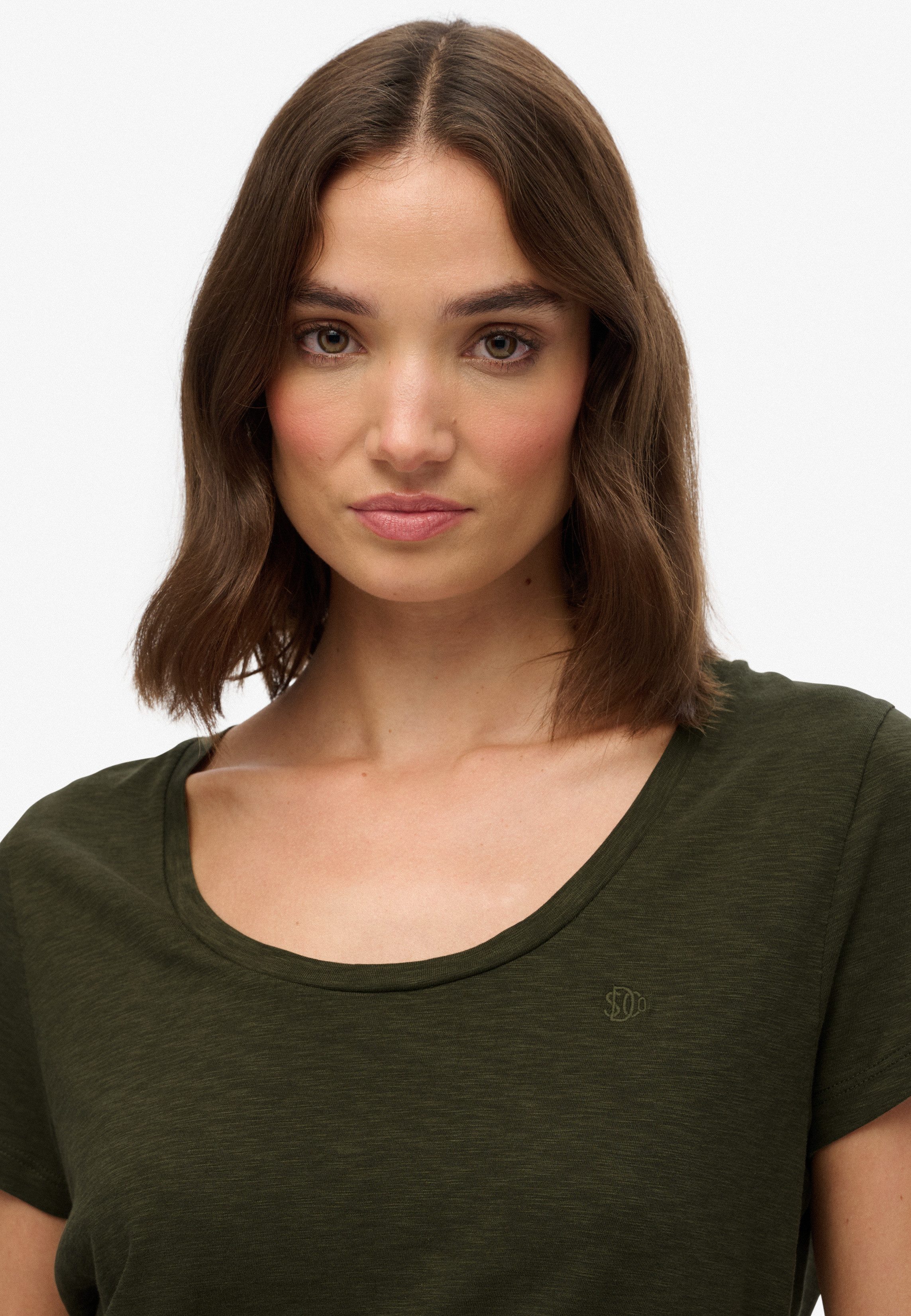 Superdry T-Shirt STUDIOS SCOOP NECK TEE günstig online kaufen