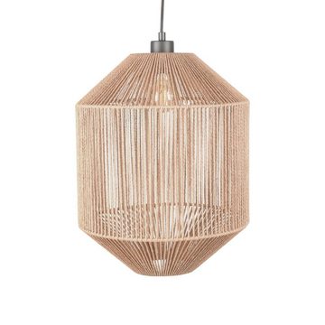 famlights Hängeleuchte, Pendelleuchte Hjördis in Braun aus Jute E27, keine Angabe, Leuchtmittel enthalten: Nein, warmweiss, Hängeleuchte, Pendellampe, Pendelleuchte