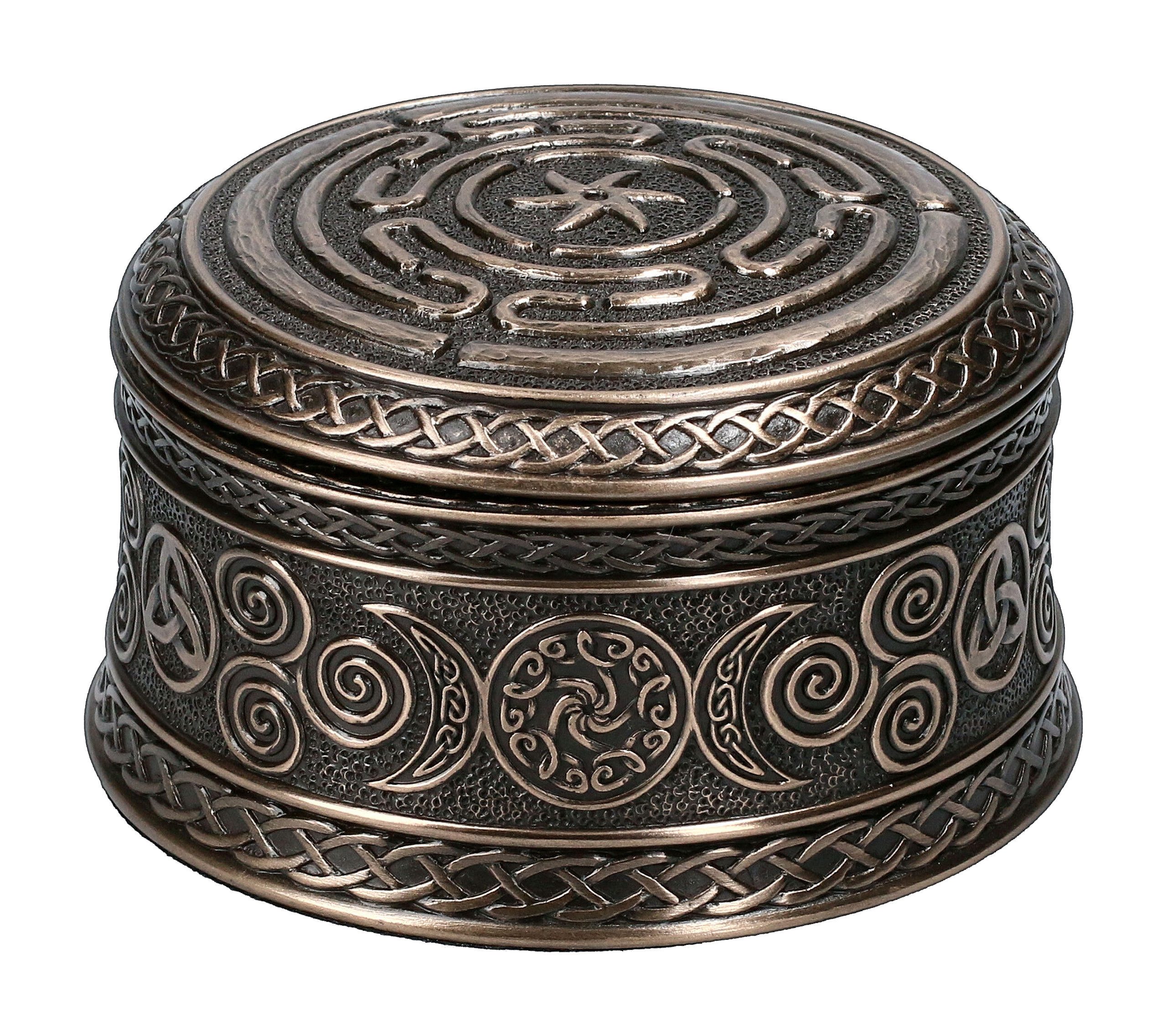 Figuren Shop GmbH Dekoobjekt Schatulle - Das Rad der Hekate - Fantasy Deko Mythologie. € 19,99