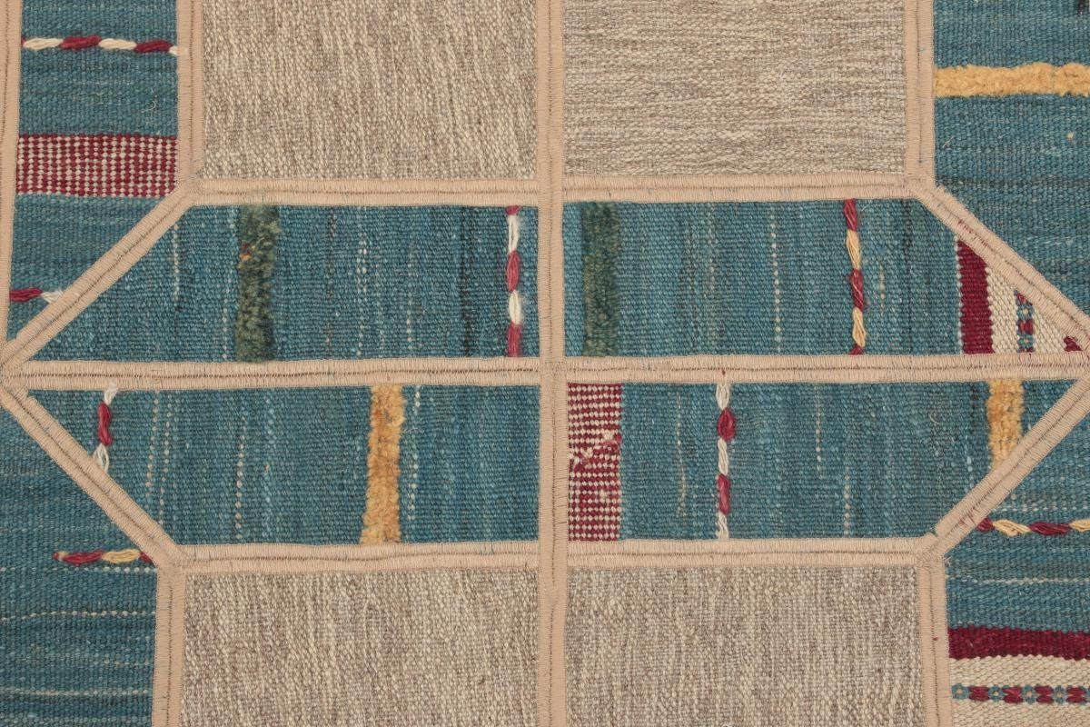 Perserteppich, rechteckig, Trading, Kelim 176x237 / 4 Höhe: Patchwork Orientteppich Handgewebter Orientteppich mm Nain