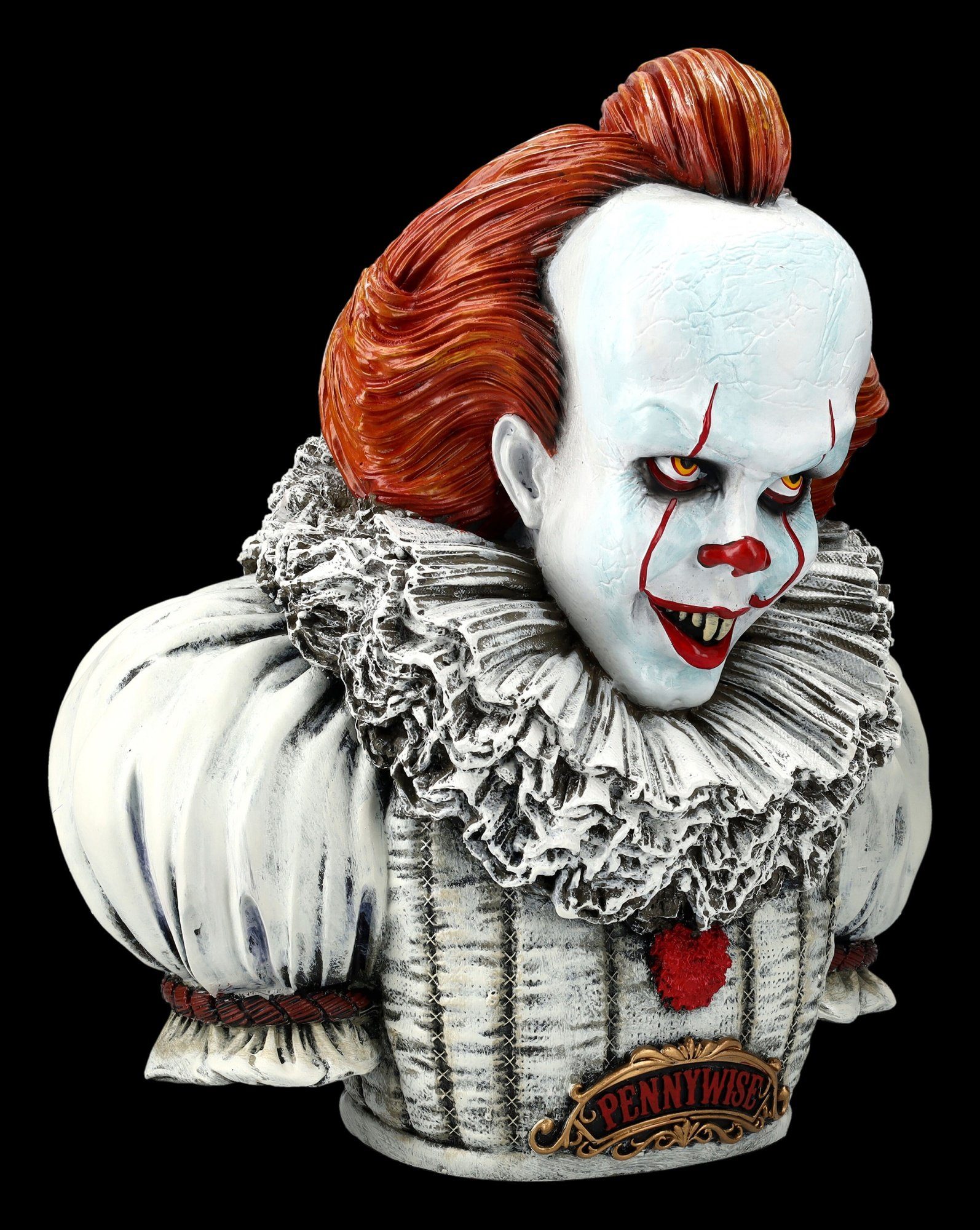 Figuren Shop GmbH Dekofigur Pennywise Büste - ES - Fantasy Dekofigur Horror Clown