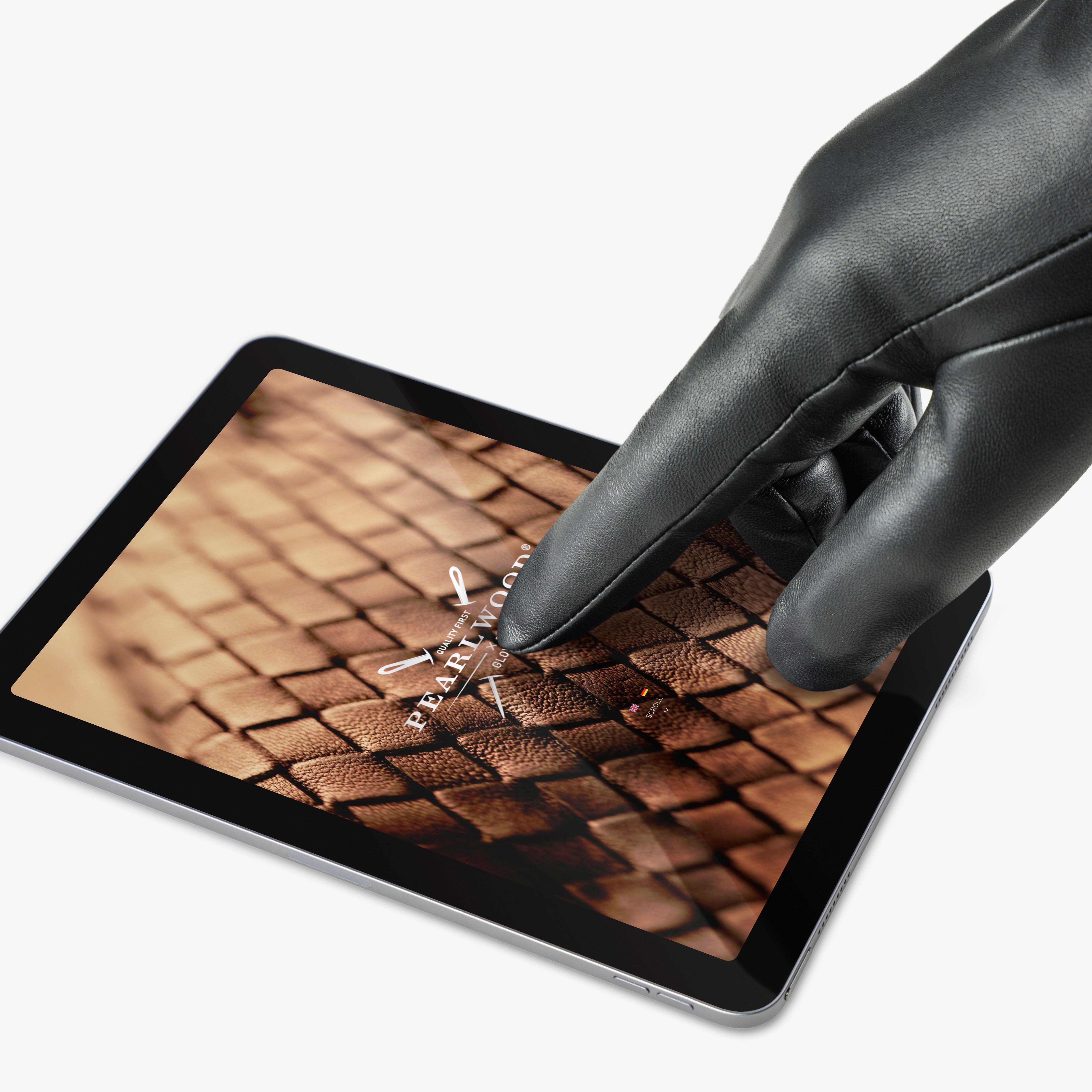 PEARLWOOD Lederhandschuhe LETITIA (1 Paar) Touchscreen proofed - mit 10 Fingern bedienbar – Bild 5 von 5