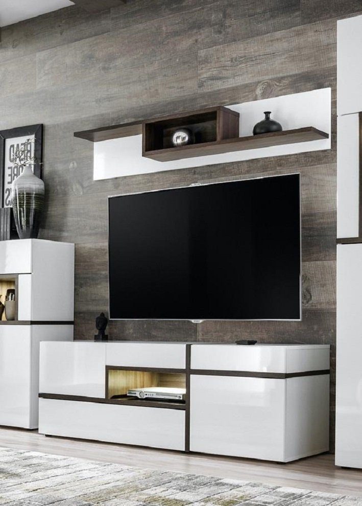 JVmoebel Wohnzimmer-Set TV-Ständer Regal Luxus Design Set Modern Möbel Neu, (2-St), Made in Europa
