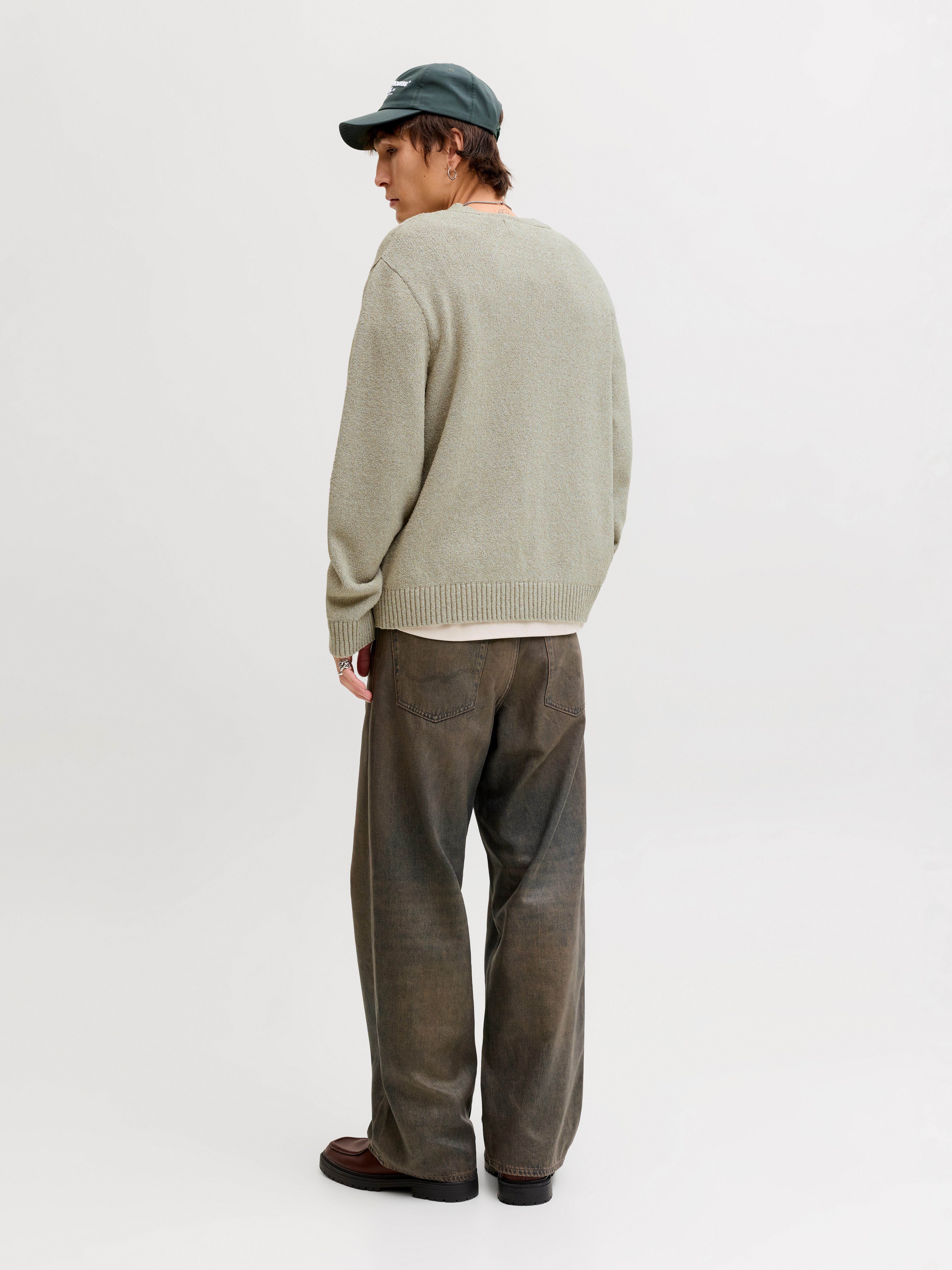 Jack & Jones Rundhalspullover JORNORREBRO CATSKILLS KNIT CREW NECK SN