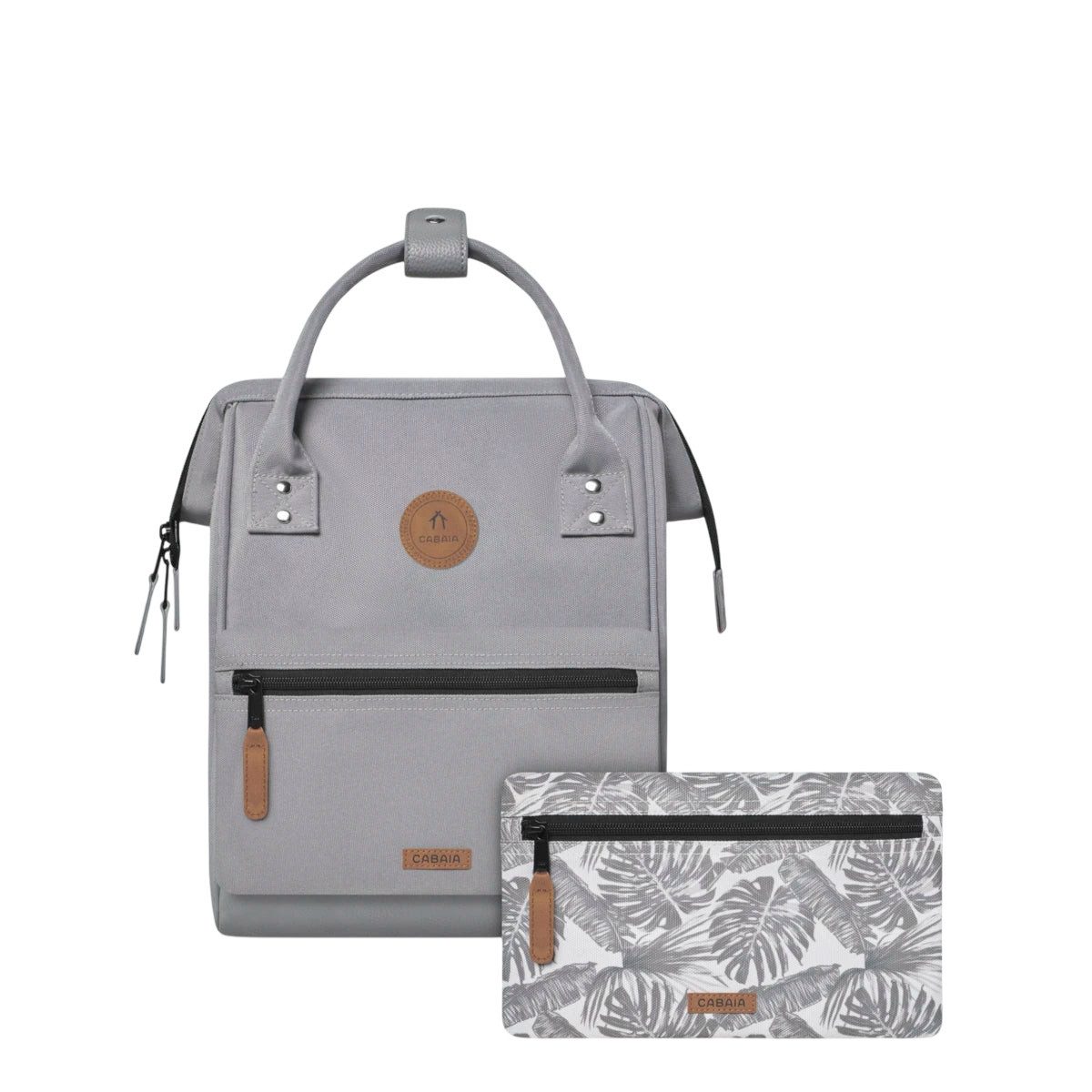 CABAIA Rucksack Poitiers (Set, 3-tlg., inkl. 2 auswechselbaren Vordertaschen), Tagesrucksack mit austauschbaren Vordertaschen