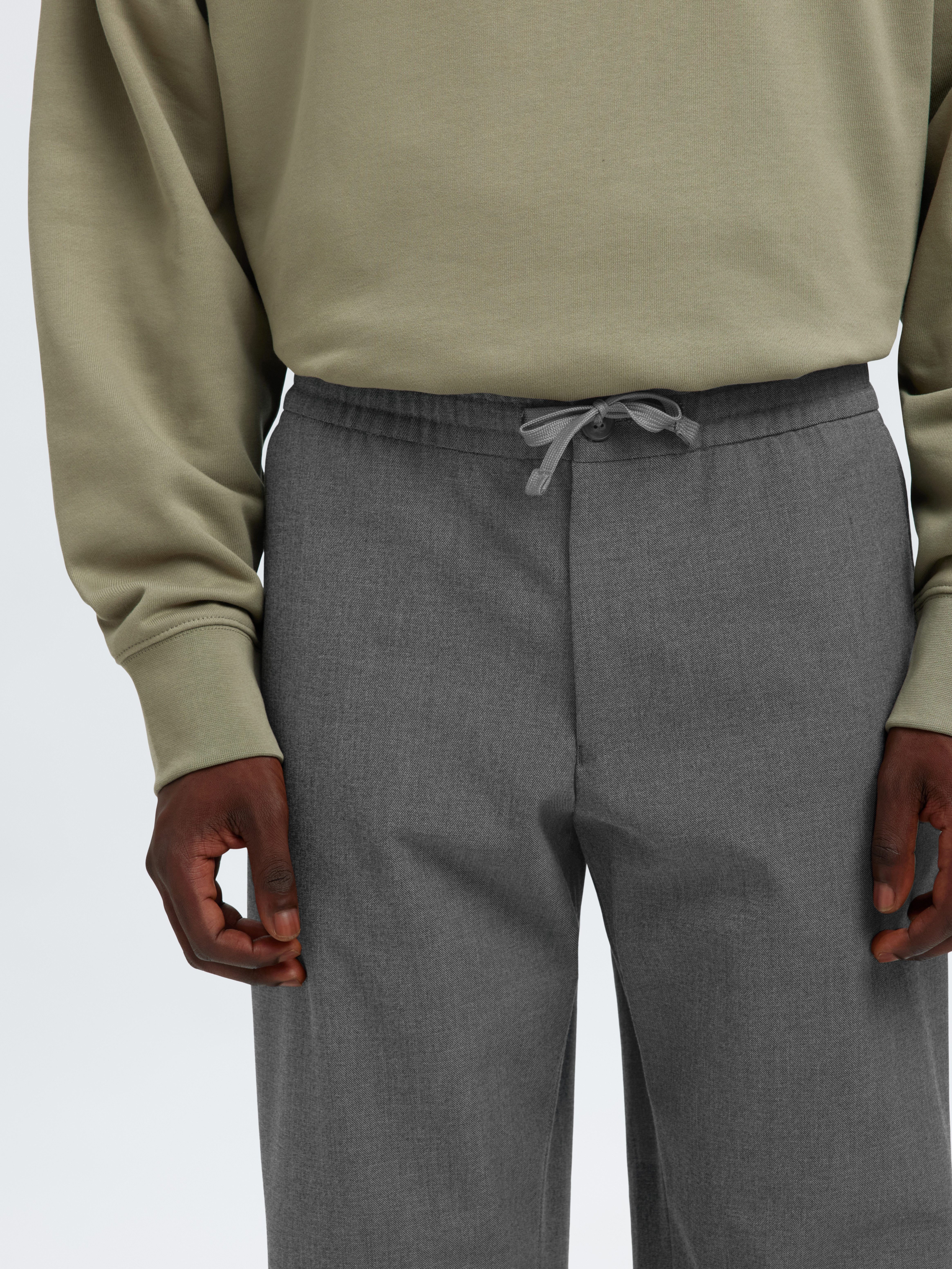 Selected Schlupfhose SLH196-STRAIGHT ROBERT STRING PANT NOOS Materialmix, straight fit