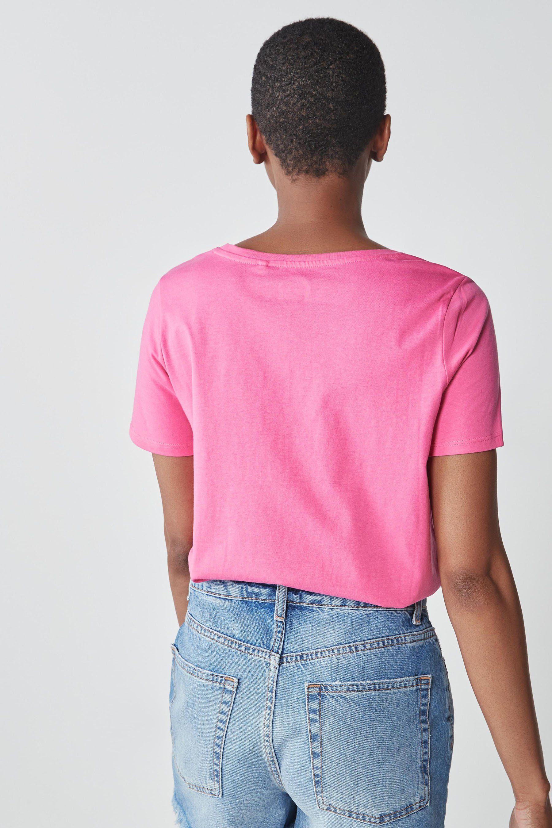 Next T-Shirt T-Shirt mit Rundhalsausschnitt (1-tlg) günstig online kaufen