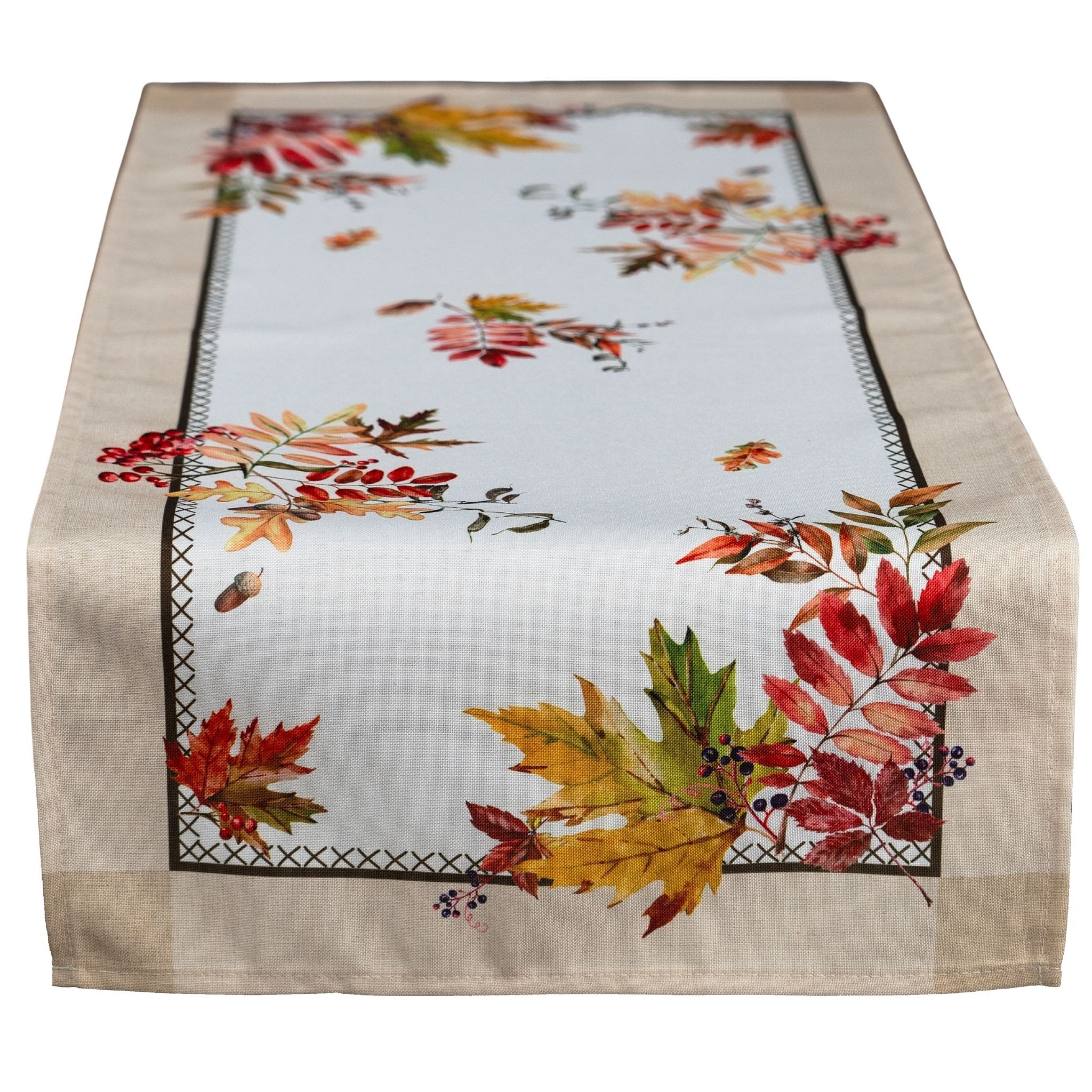 matches21 HOME & HOBBY Tischdecke Tischläufer Herbst 40 x 90 cm mit bunter günstig online kaufen