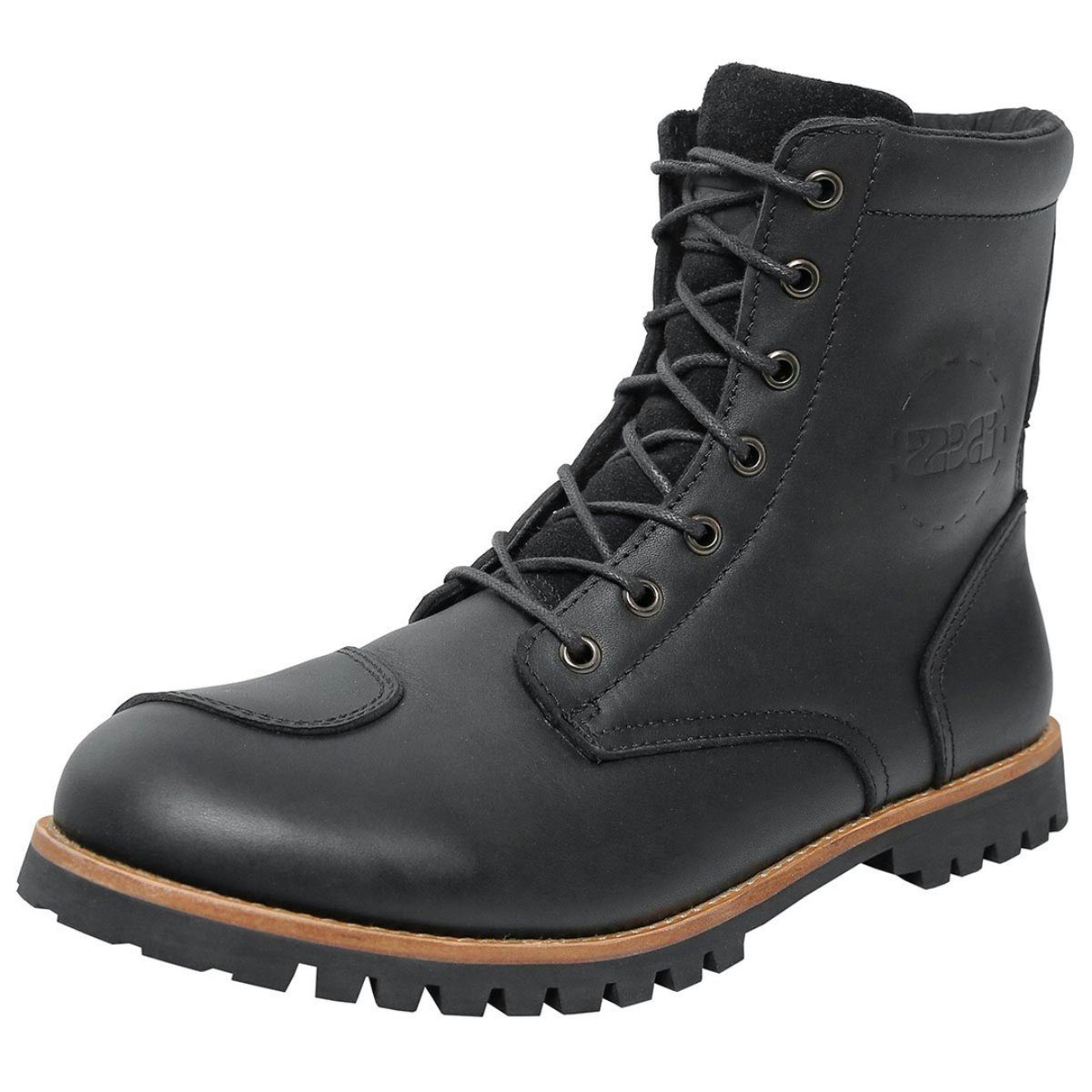 IXS iXS Oiled Leather Motorradschuhe schwarz Motorradstiefel (Packung, Antistatische und Öl- und Benzinfeste Sohle)