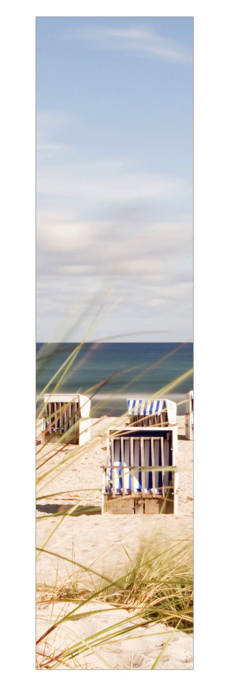 Bilderdepot24 Schiebegardine modern Flächenvorhang blickdicht Ostsee günstig online kaufen