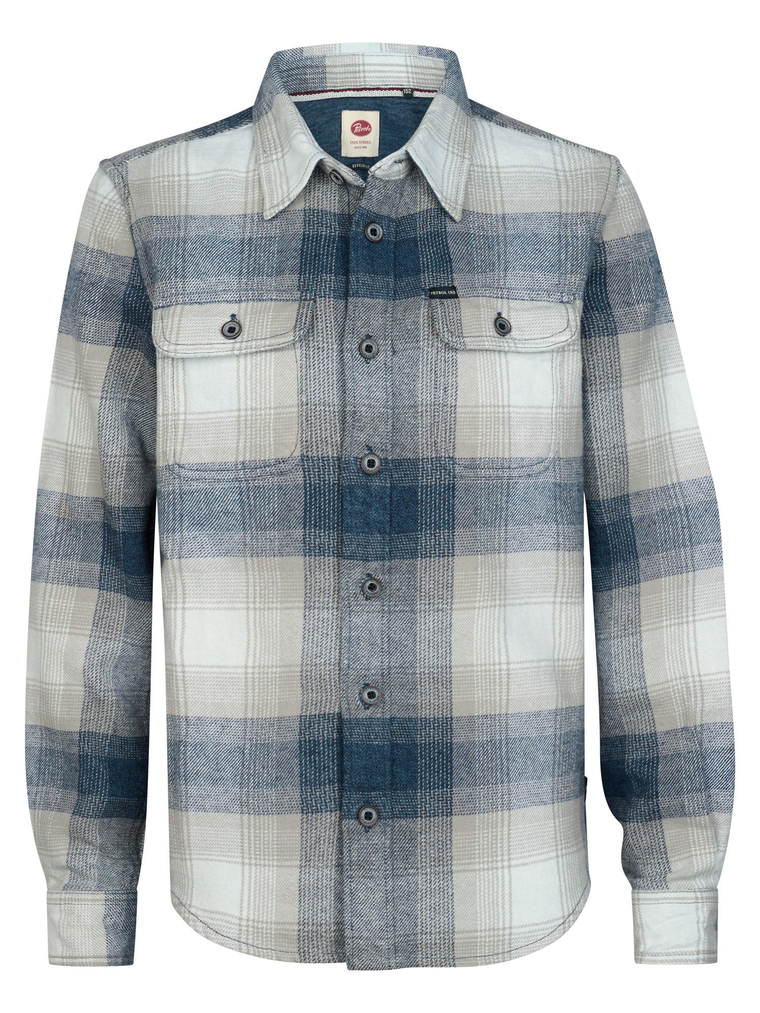 Petrol Industries Langarmhemd Ironhaven Regular Fit
