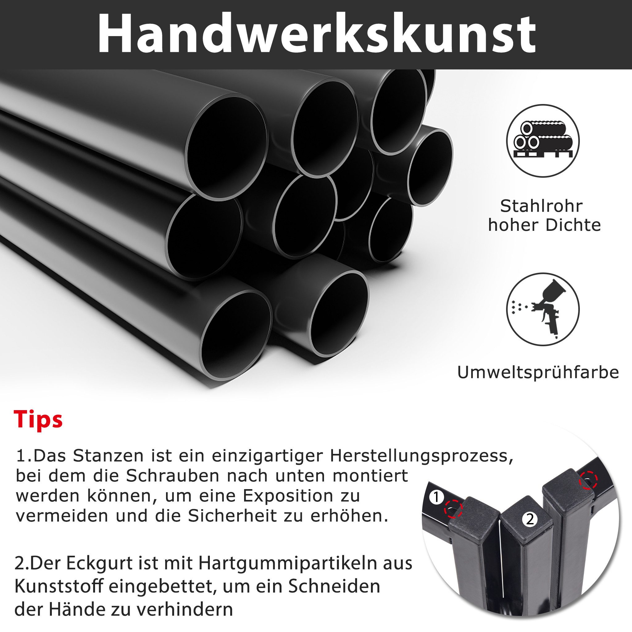 FIVMEN Kamingitter Haustiere Schutzgitter Schutzgitter Metall Türschutzgitter mit Tür, Absperrgitter für Kinderzaun, Haustierzaun, Schwarz – Bild 3 von 5