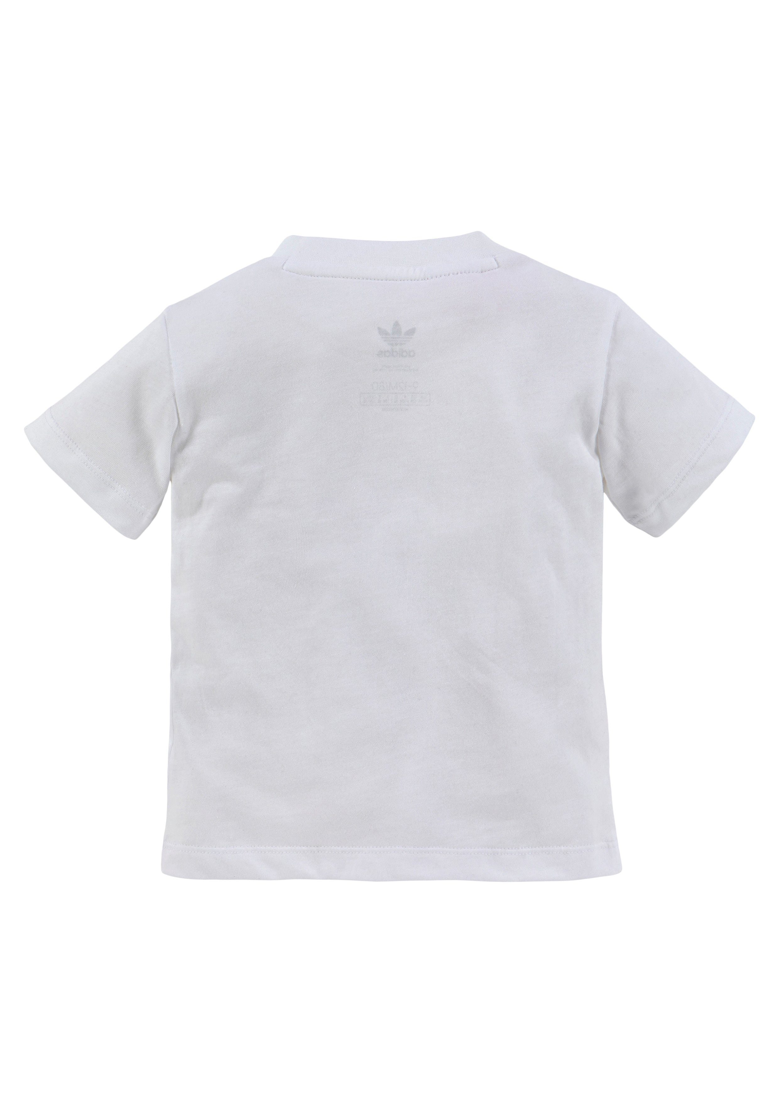 adidas Originals T-Shirt Shorts / (Set) SHORTS Pink Bliss White UND TREFOIL & SET