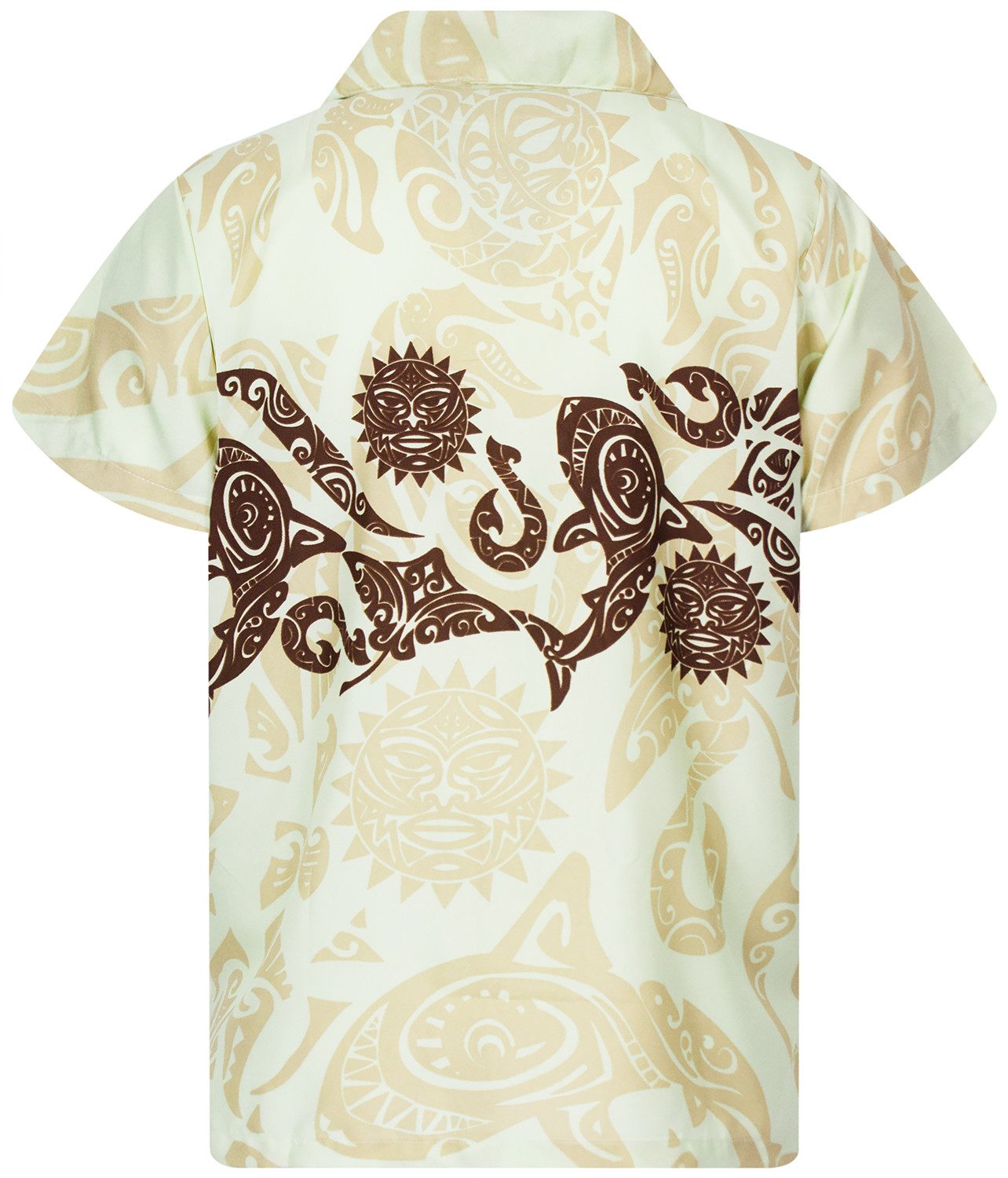 King Kameha Hawaiihemd Maori Chest Funky Hawaii-Hemd Herren Kurzarm Front-T günstig online kaufen