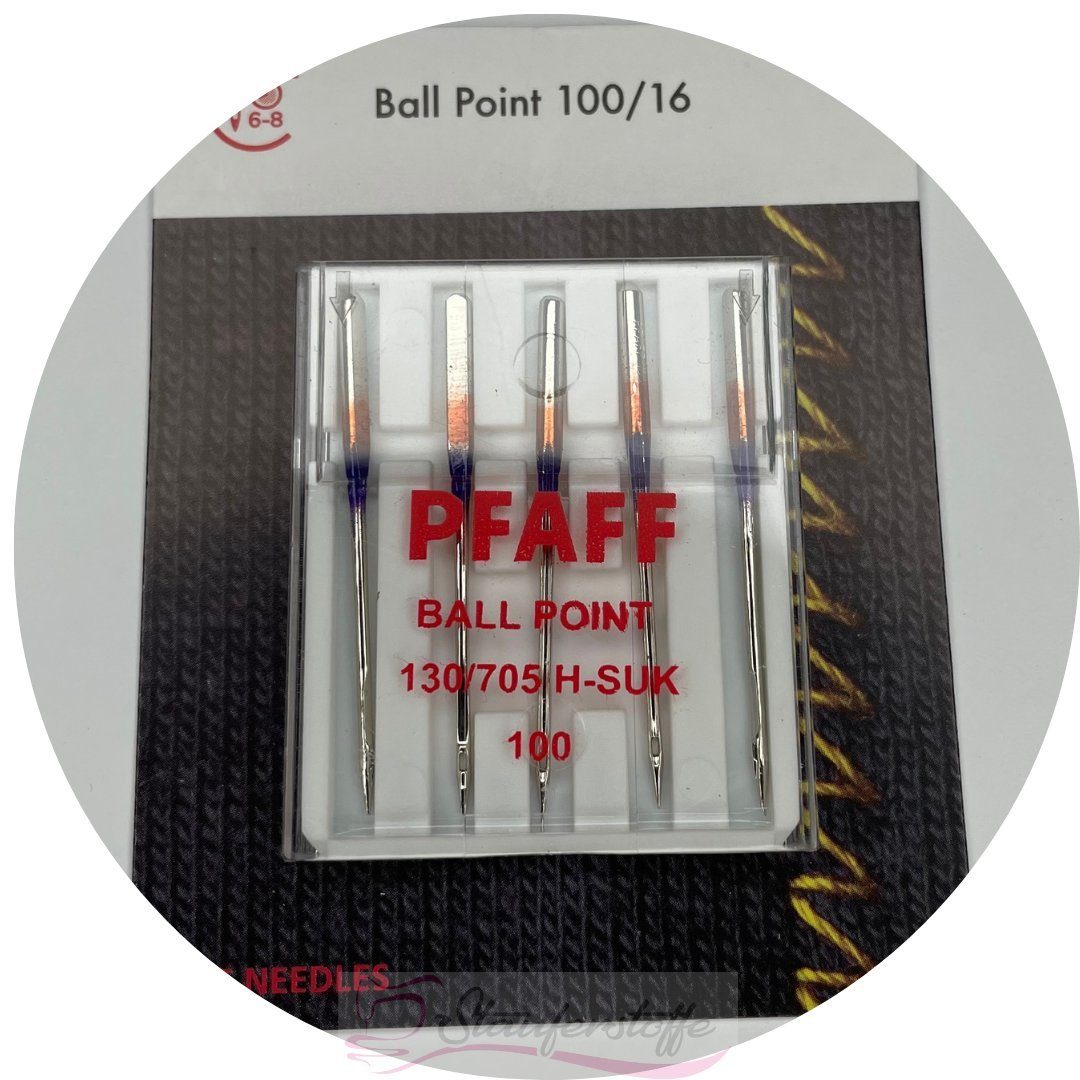 Ball PFAFF Nadeln Nähmaschine Stärke Point Original 100/16 Nadel PFAFF 5