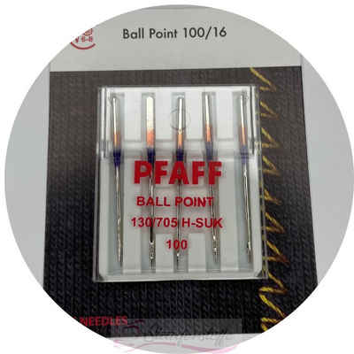 PFAFF Nähmaschine Original PFAFF Ball Point Nadel 5 Nadeln Stärke 100/16