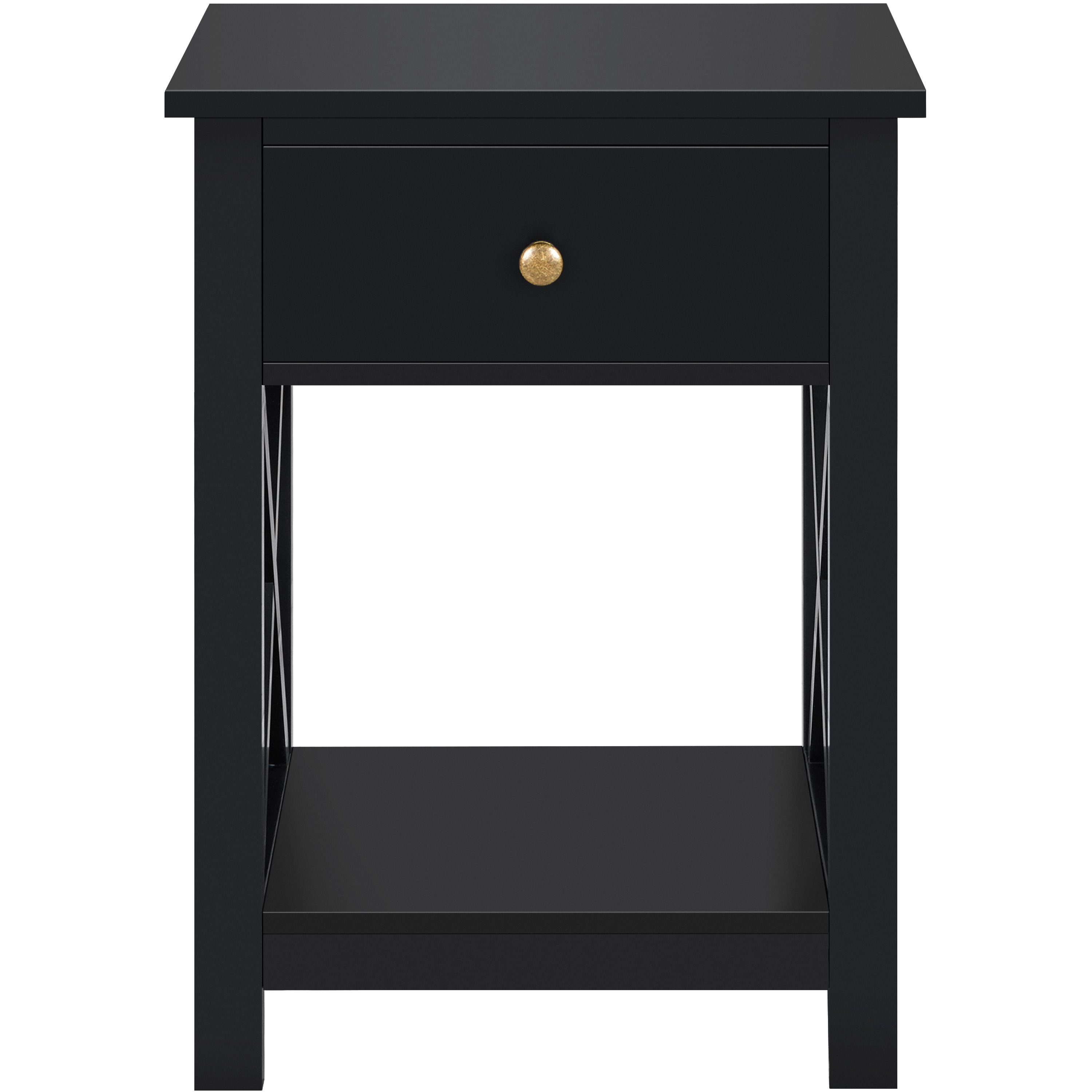 Yaheetech Nachttisch (1-St), Beistelltisch mit Schublade und Ablage, platzs günstig online kaufen