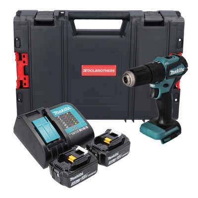 Makita Schlagbohrmaschine Makita DTD 483 SFJ-R 18 V 40Nm + 2x Akku 3,0 Ah + Ladegerät + RHINO