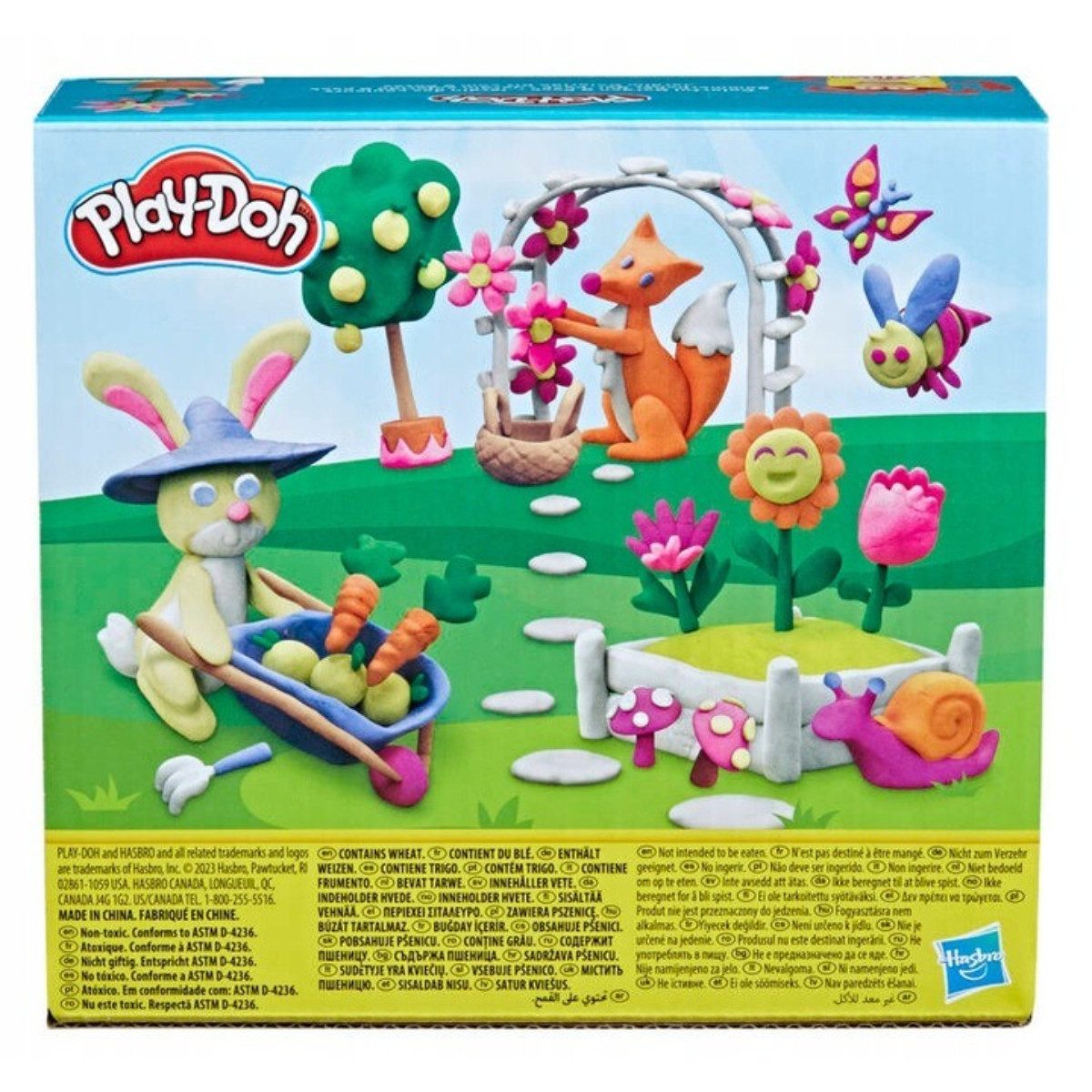 Play-Doh Knete Hasbro Play-Doh Knete Modelliermasse 6×57 g + 3×28 g, bunter, Set (9 teilig, 9-tlg., 426g), 9er Pack