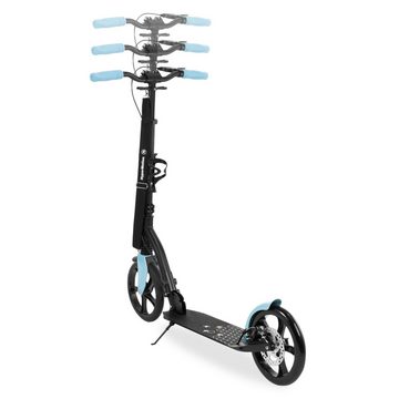 HyperMotion Dreiradscooter Zweirädriger Stadtroller HONEYBEE Blue 100 kg – Vollaluminium