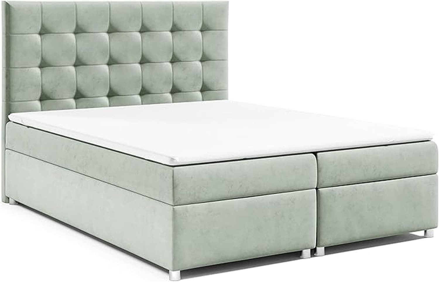 Best for Home Boxspringbett mit Bettkasten Doppelbett mit Stauraum Trinity K-12 Komfort Topper (140x200 160x200 180x200 200x200 cm), Handwerksqualität, TOP Preis-Leistungs-Verhältnis