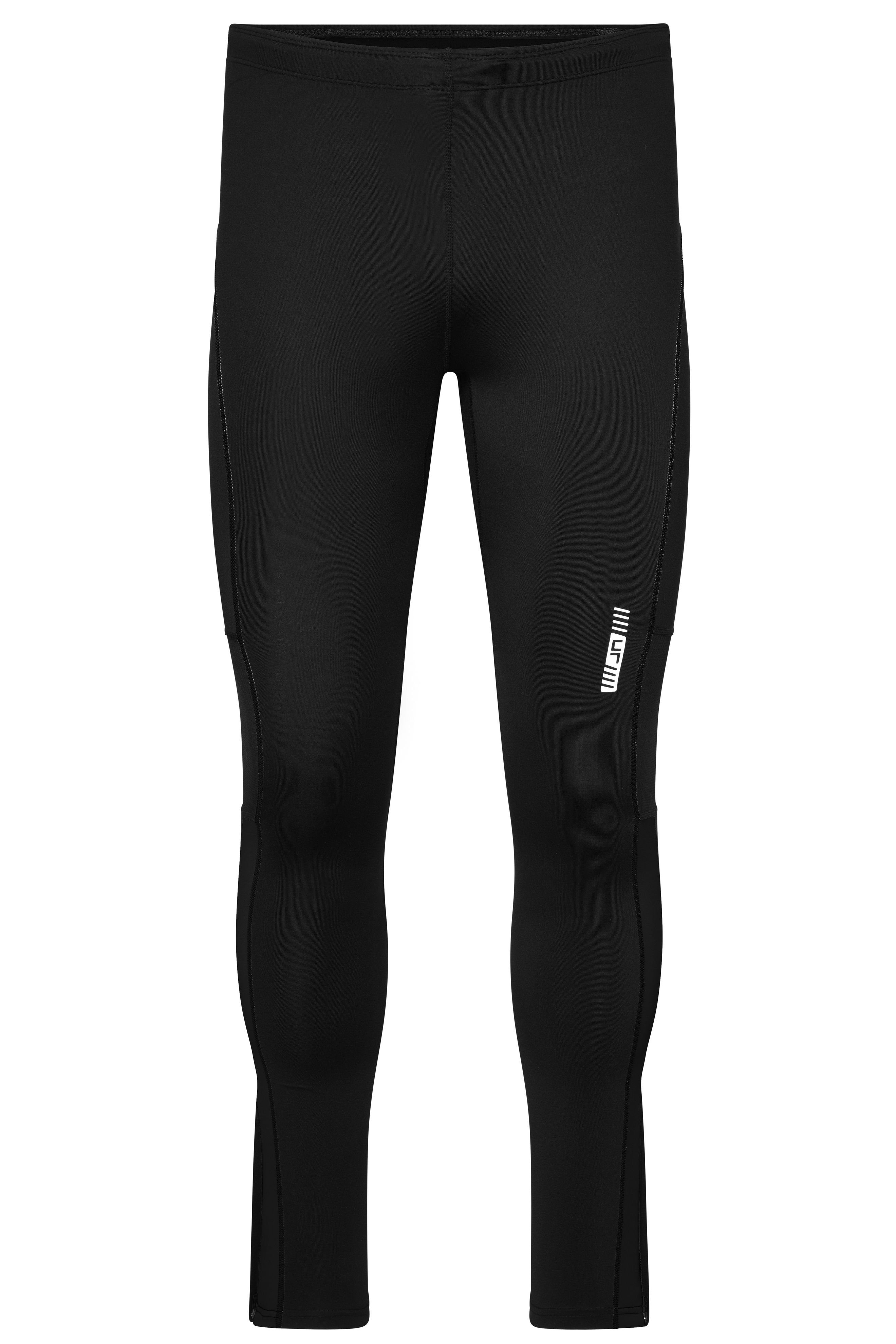 James & Nicholson Laufhose Herren Laufhose JN480 Atmungsaktive Mesheinsätze black/black