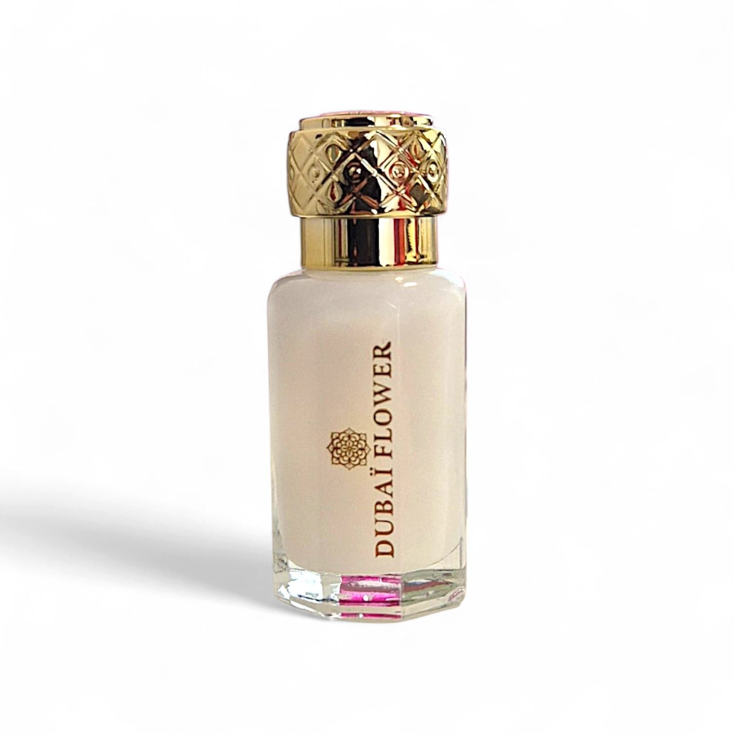 Dubai Flower Duft-Set Marshmallow Bonbon Musc TaharaParfümöl 12 ml + Roll-On (leer)