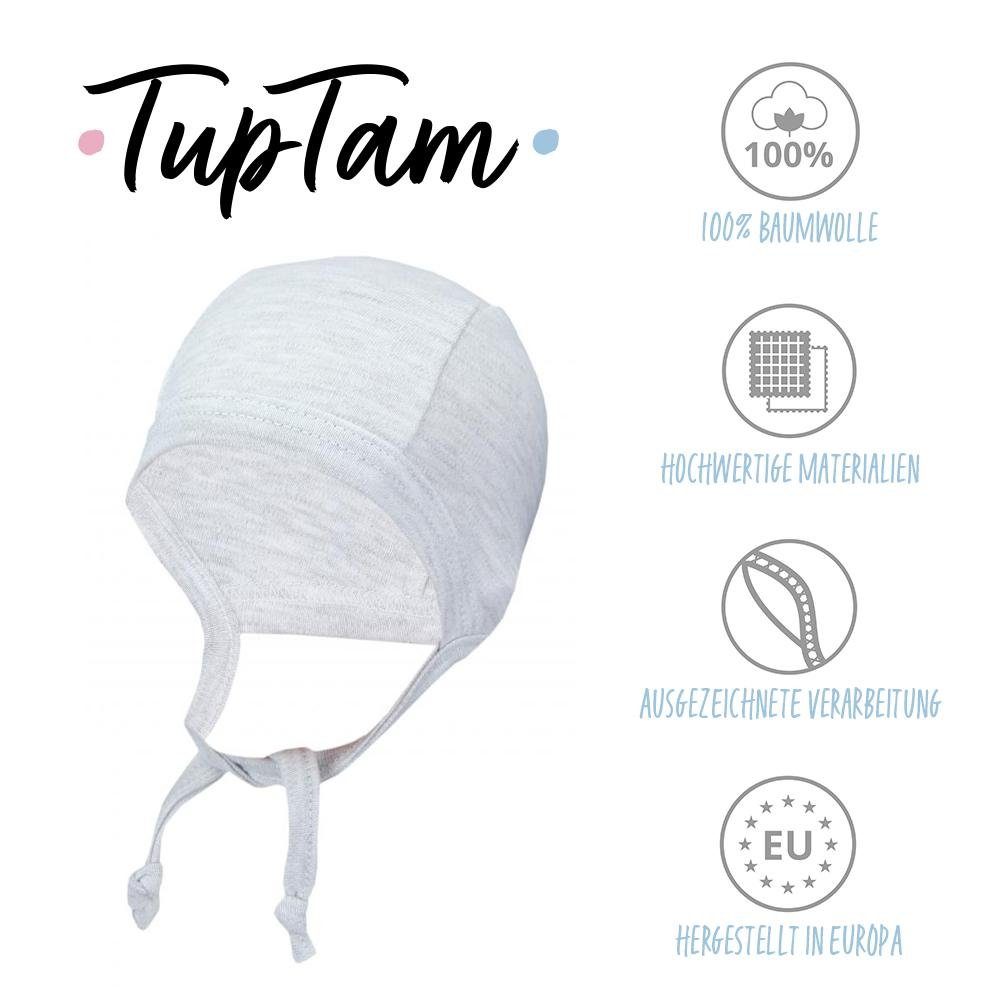 TupTam Erstlingsmütze TupTam Unisex Baby Erstlingsmütze zum Binden 2er Pack