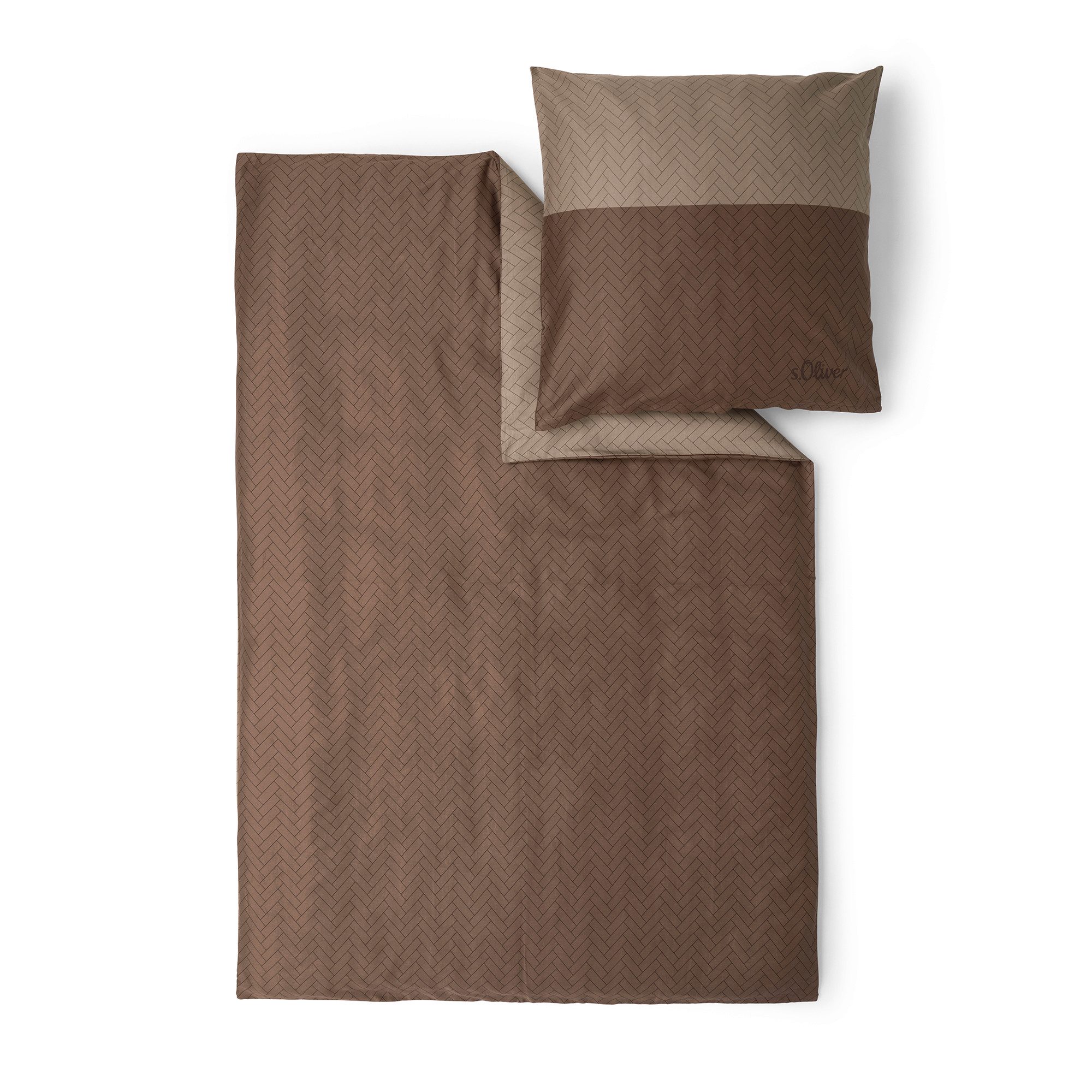 s.Oliver Bettwäsche Satinbettwäsche s.Oliver, Mako-Satin, 2 teilig, im mini günstig online kaufen