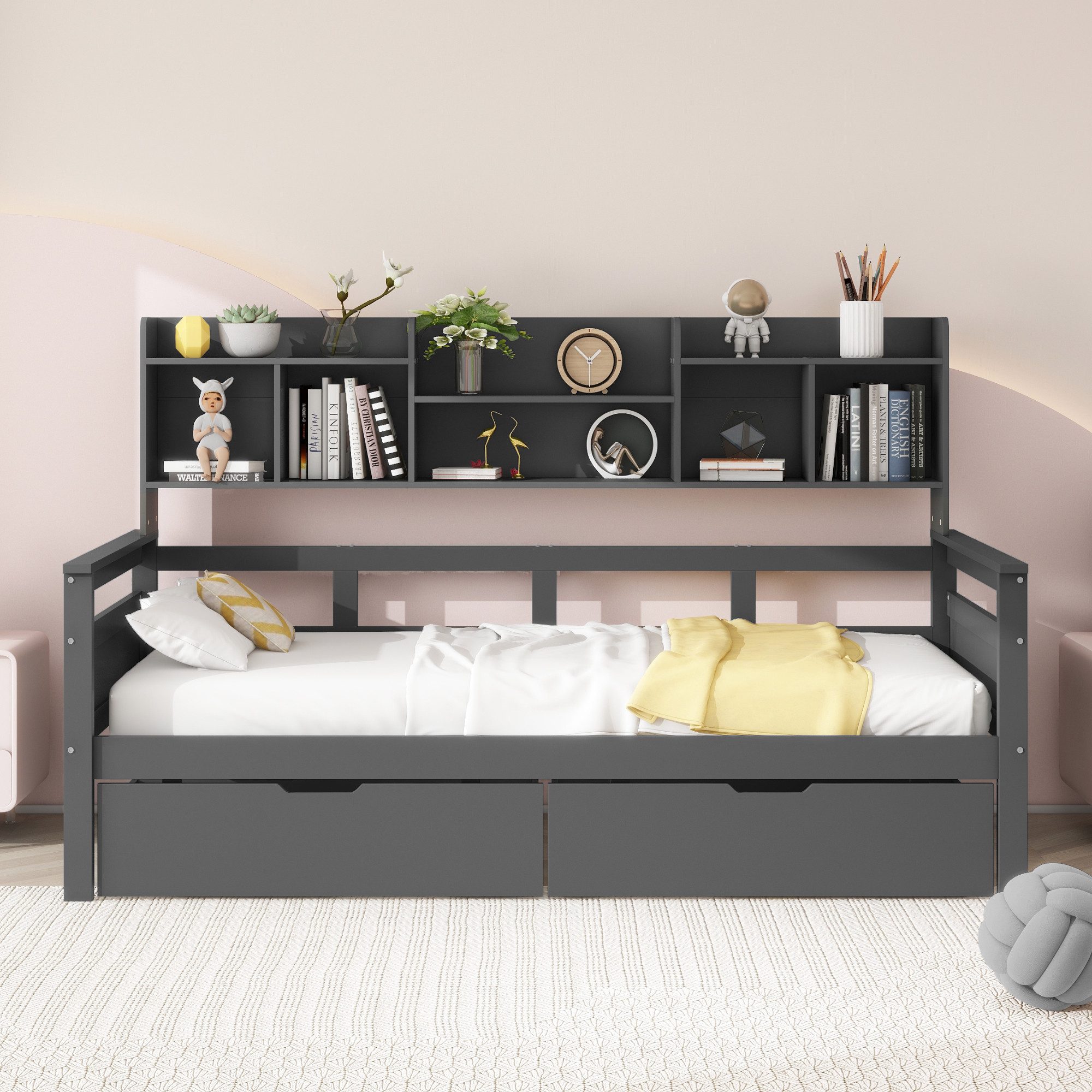 REDOM Kinderbett Einzelbett Schlafsofa Holzbett (Schubladen günstig online kaufen