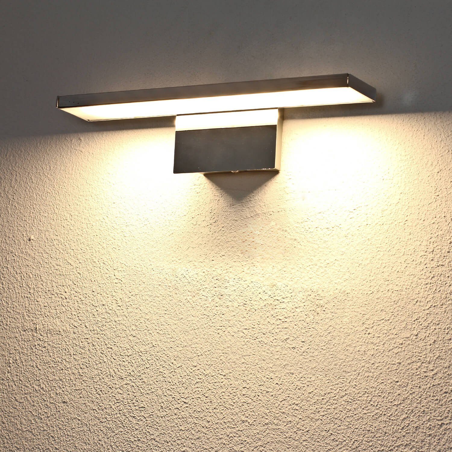 Licht-Erlebnisse Wandleuchte LOUISE, LED fest integriert, Warmweiß, Wandlampe LED 3000 K 360 lm Modern Beleuchtung Spiegel