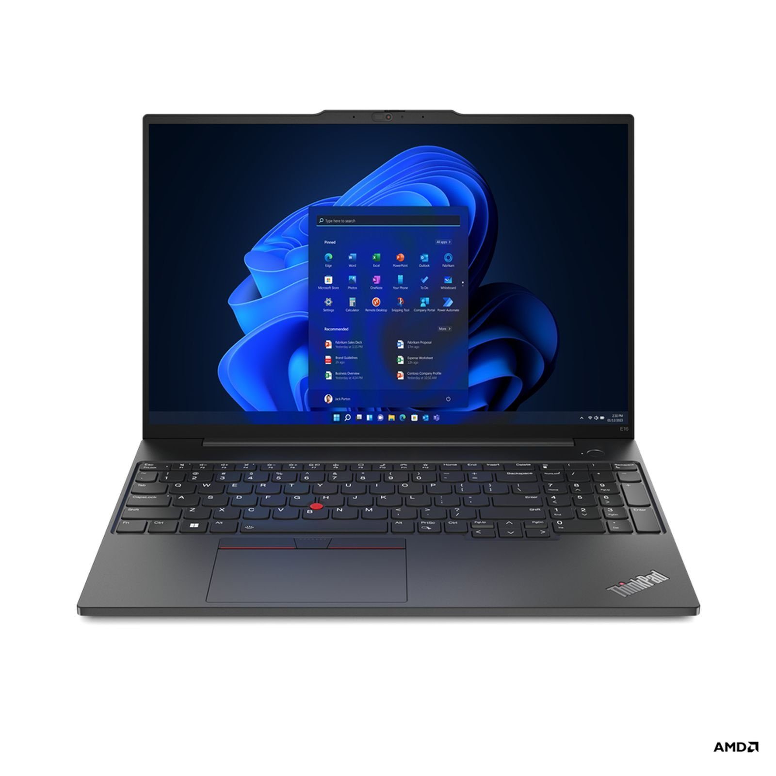 Lenovo ThinkPad E16 AMD G1 16.0" R5-7530U 8/256 SSD WUXGA W11P Notebook (AMD AMD Ryzen 5 7530U 7530U, AMD Radeon Graphics, 256 GB SSD)