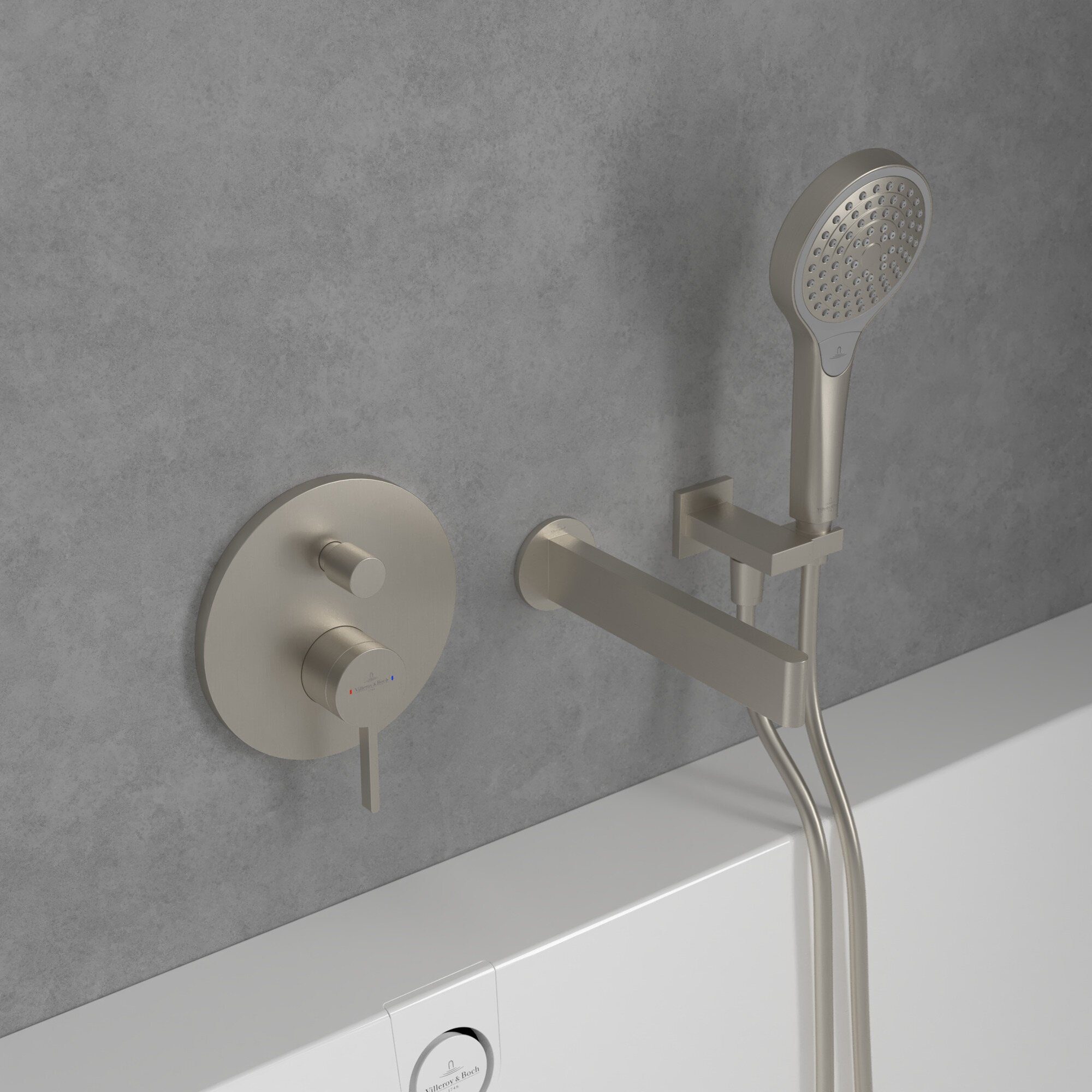 Villeroy & Boch Unterputzarmatur Dawn Unterputz-Armatur, mit Umsteller, Wandmontage