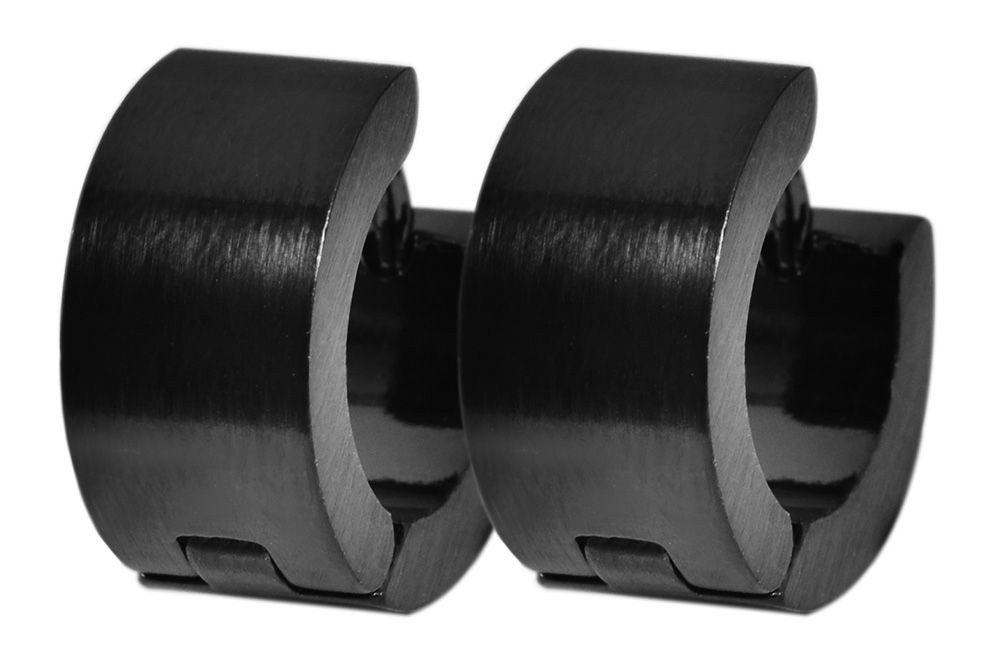 AKZENT Ohrring-Set Bruno Creolen Ohrringe Edelstahl schwarz Damen wasserfes günstig online kaufen