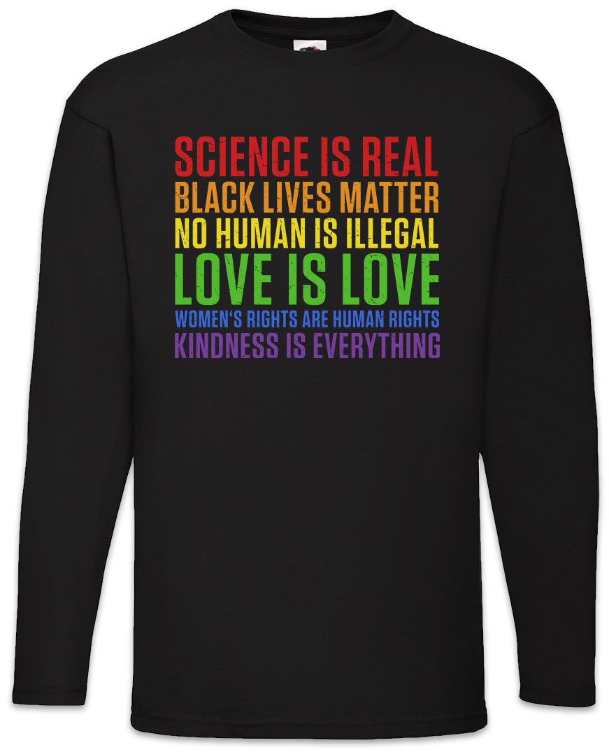 Langarmshirt Rainbow Sayings Langarm T-Shirt Black Gay LGBTQ Gay Schwul Trans Pride
