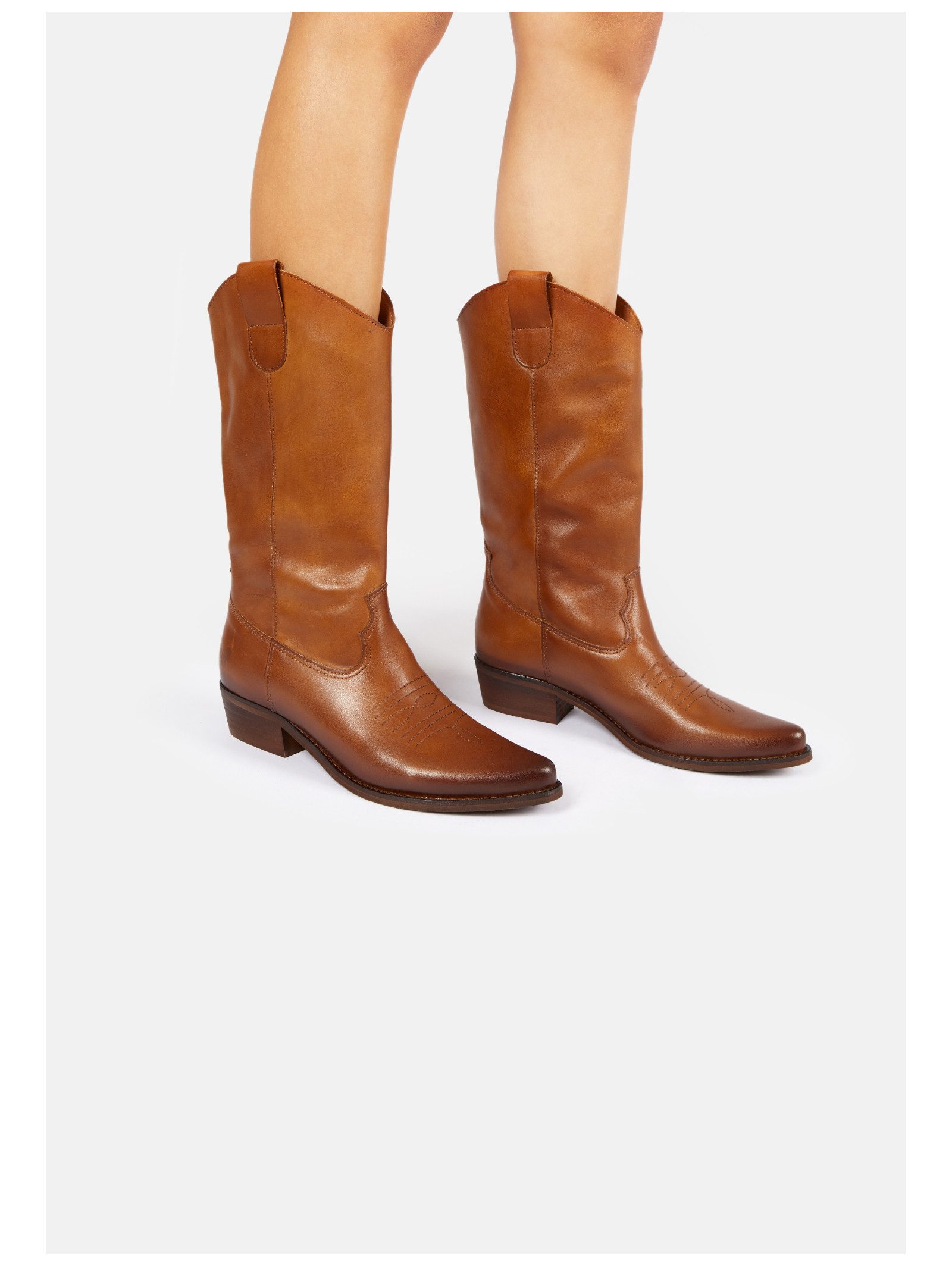 Felmini Stiefel Leder Bikerboots