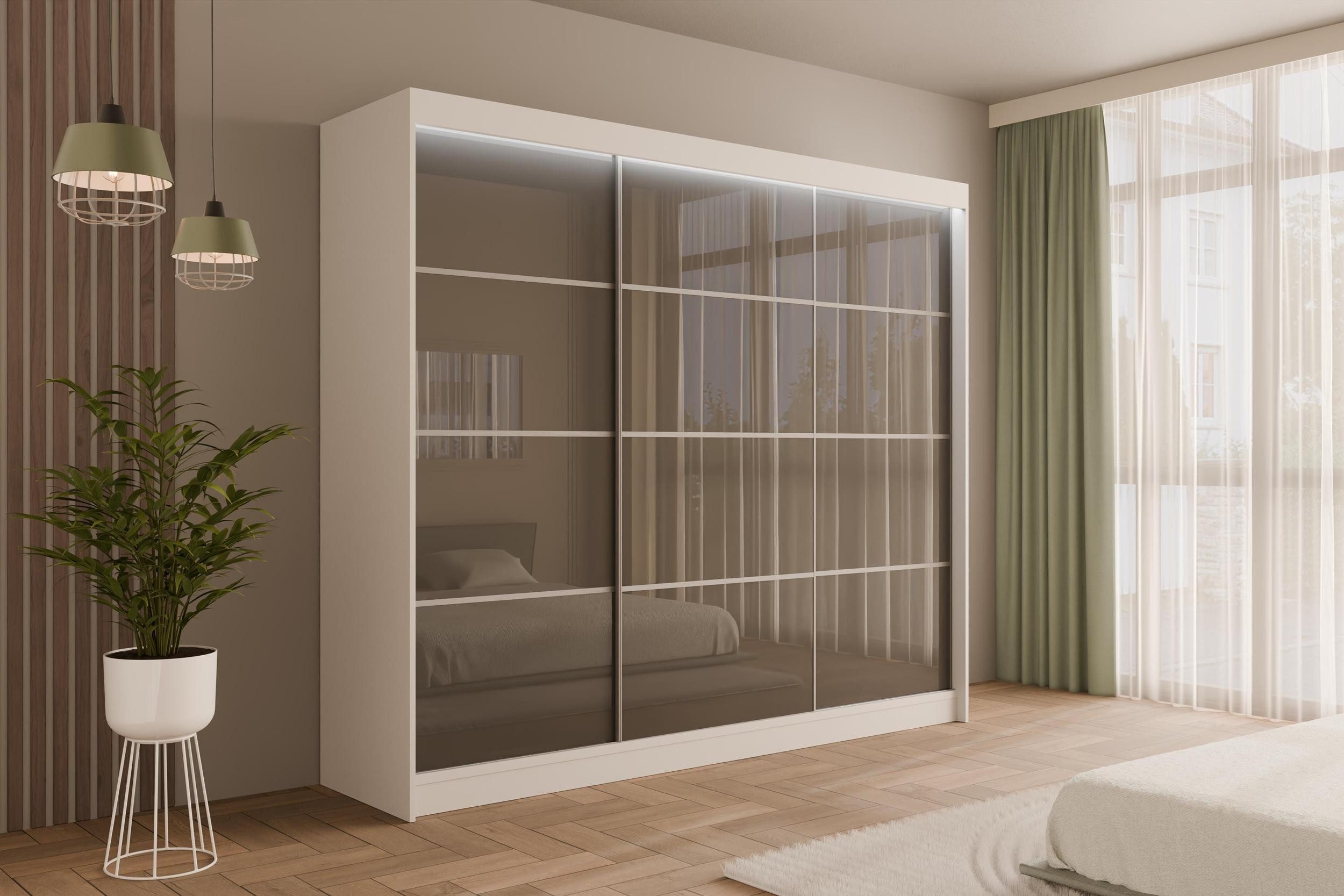 ALTDECOR Schiebetürenschrank PEKA3 (Kleiderschrank Garderobenschrank mit günstig online kaufen