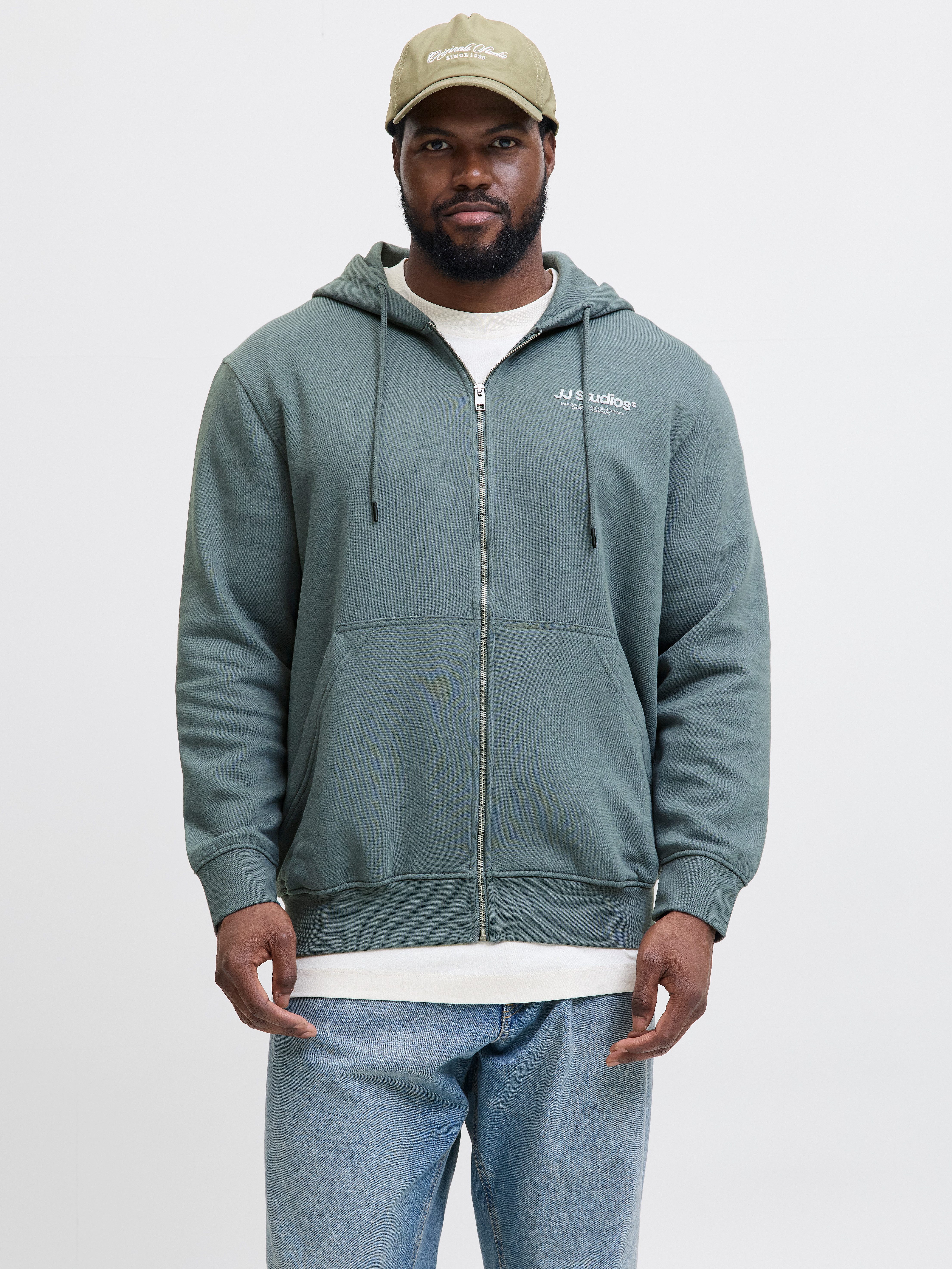 Jack & Jones PlusSize Kapuzensweatshirt JJESOHO SWEAT ZIP HOOD NOOS PLS günstig online kaufen