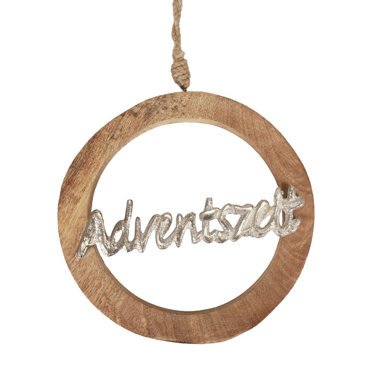Viana Christbaumschmuck Hängedeko Adventszeit Weihnachtsdeko aus Holz und Metall