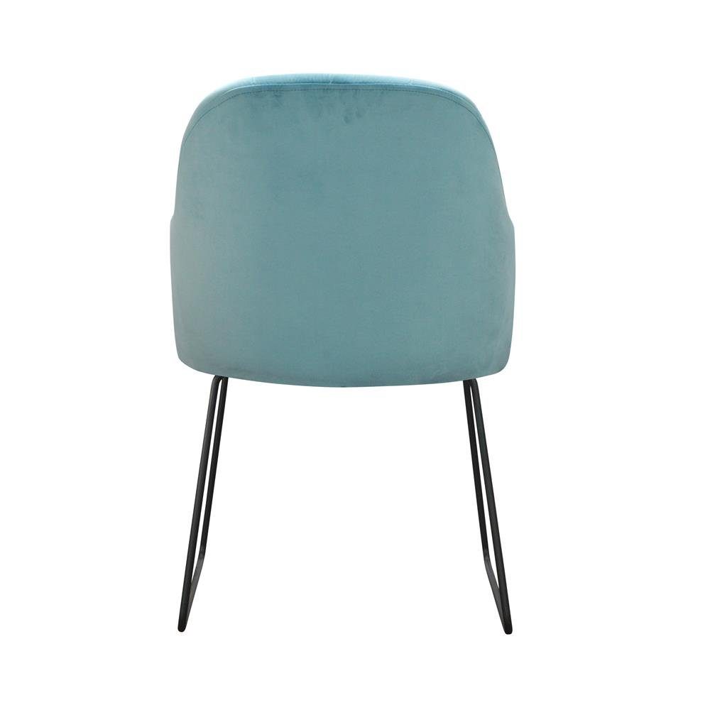 Set Armlehne Lehnstühle 8 Gruppe JVmoebel Stühle Moderne Turkis Design Garnitur Stuhl, Polster