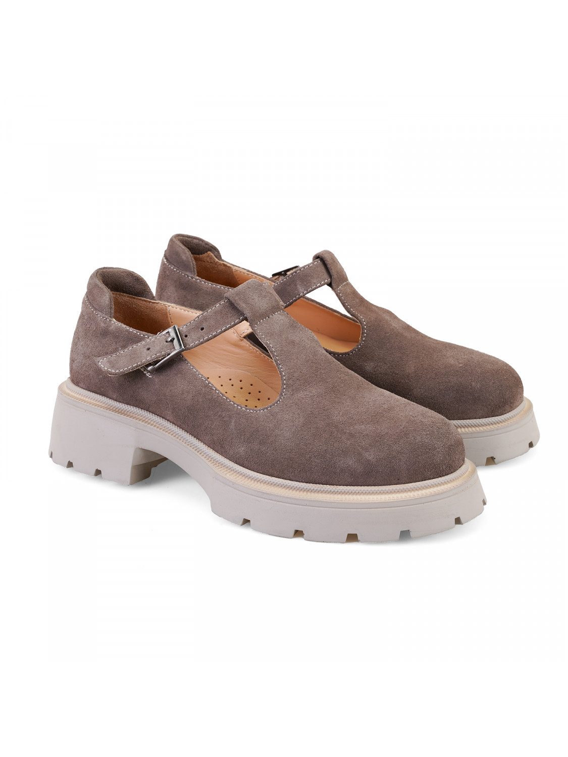 Desa Damen-Slipper aus Wildleder – Flacher Absatz, atmungsaktiv Loafer günstig online kaufen