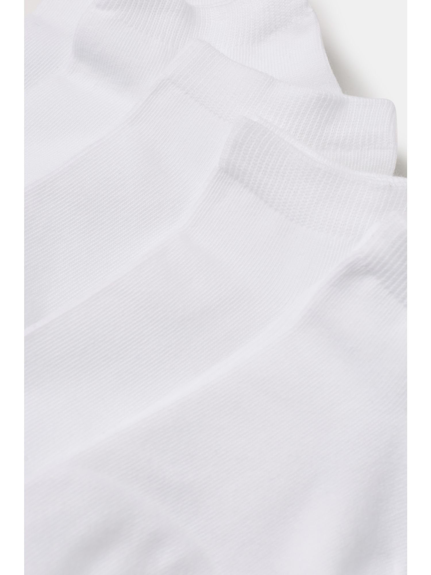 Socken WHITE aus Sneakersocken Esprit 5er-Pack Baumwoll-Mix